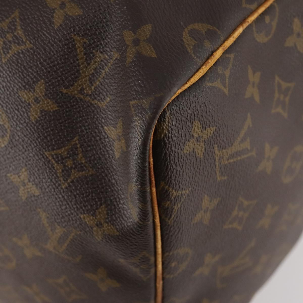 LOUIS VUITTON Monogram Keepall 55 Boston Bag M41424 LV Auth BA10839