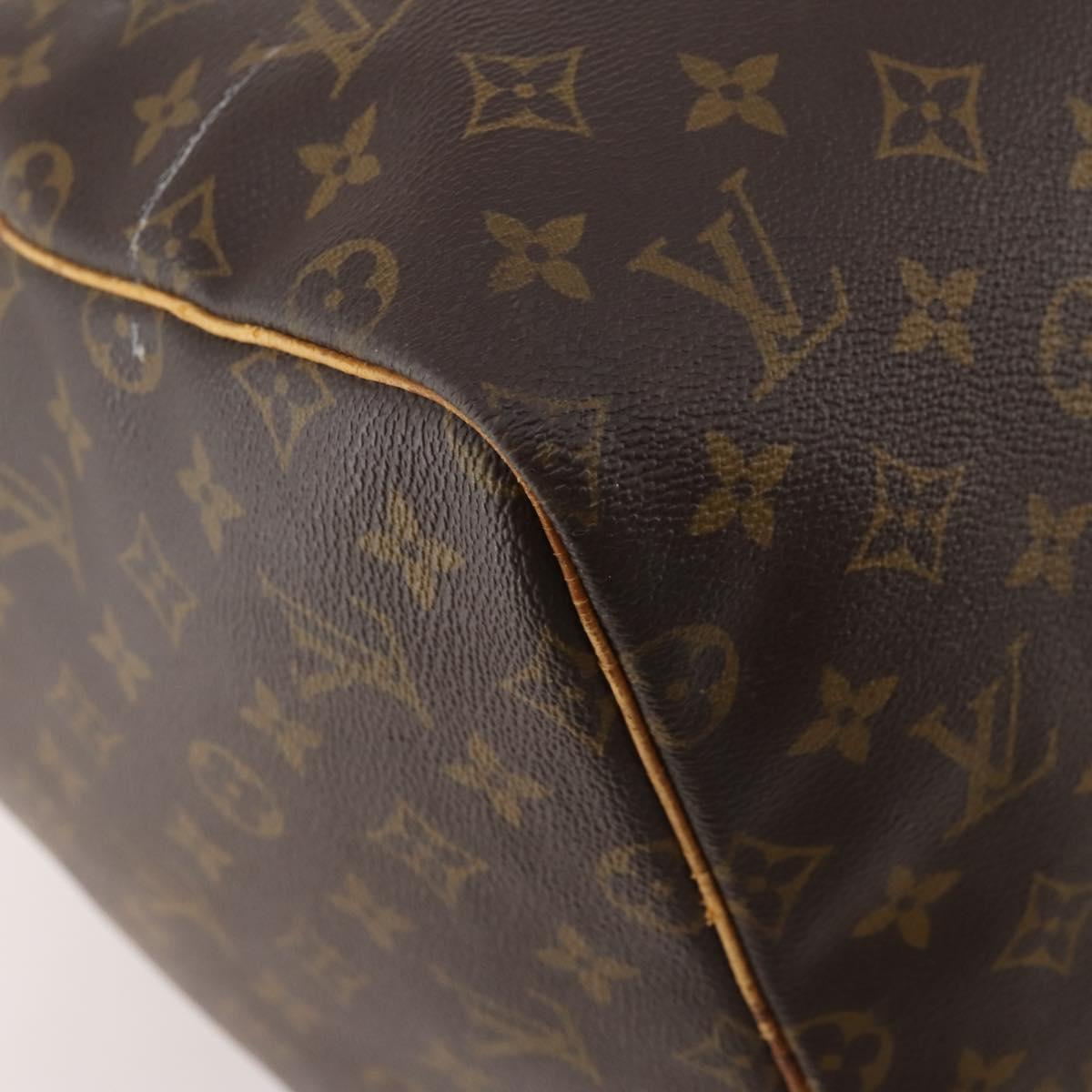 LOUIS VUITTON Monogram Keepall 55 Boston Bag M41424 LV Auth BA10839