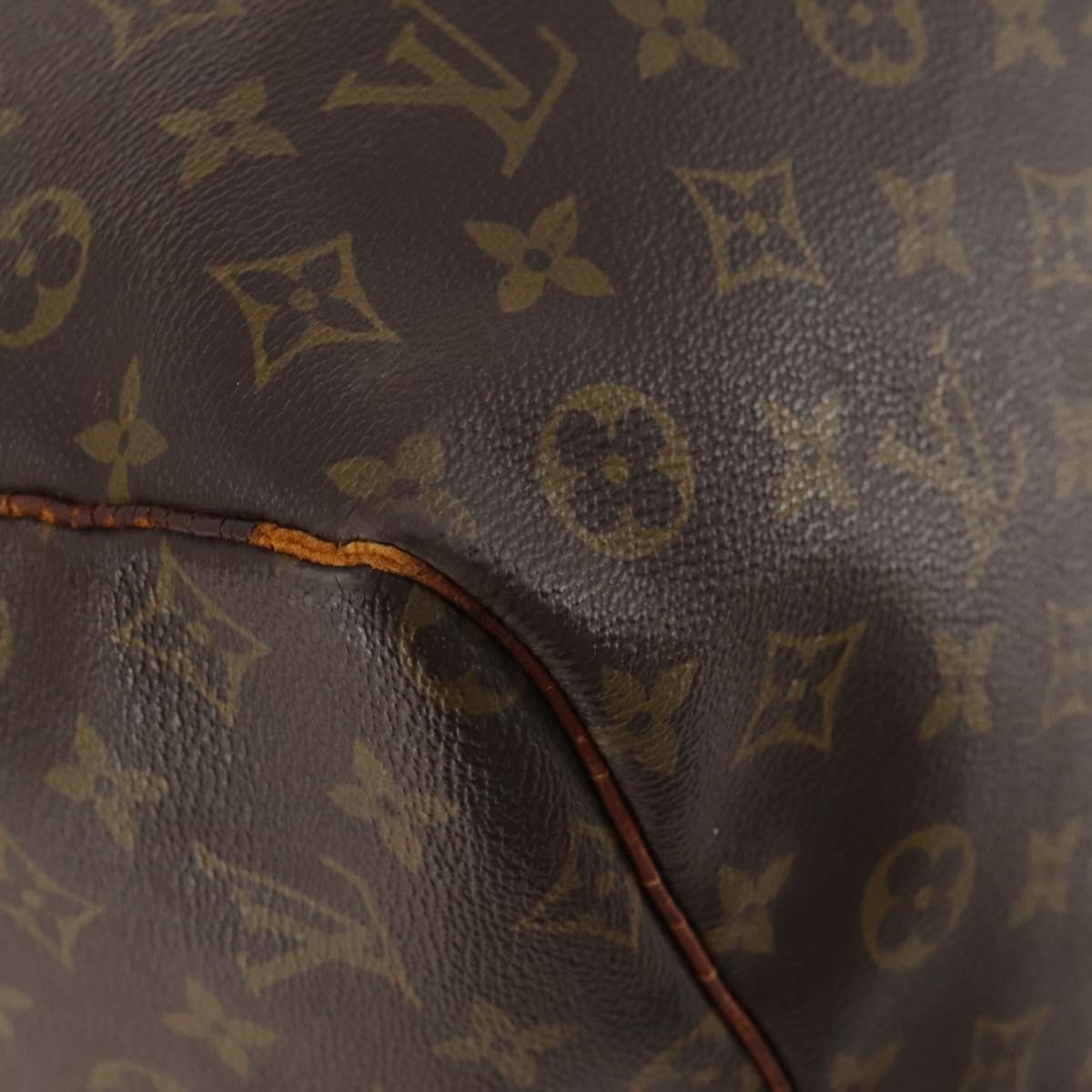 LOUIS VUITTON Monogram Keepall Bandouliere 60 Boston Bag M41412 LV Auth BA10840
