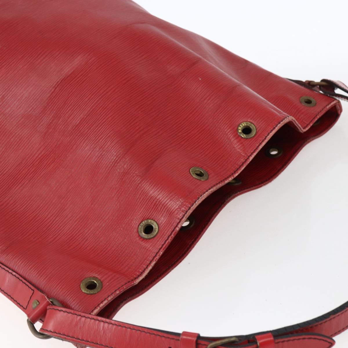 LOUIS VUITTON Epi Noe Shoulder Bag Red M44007 LV Auth BA10844