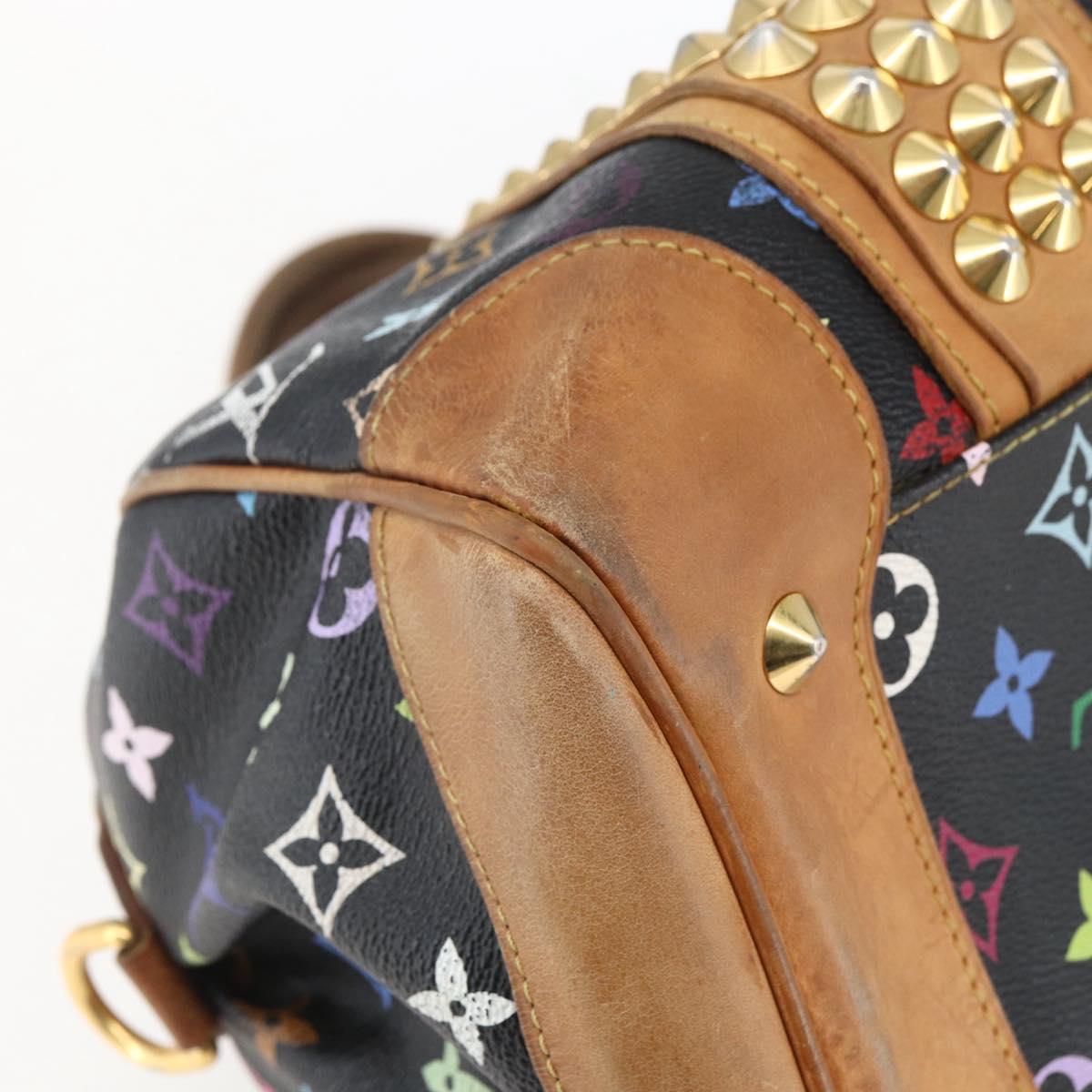 LOUIS VUITTON Monogram Multicolor Courtney MM Bag 2way Black M45642 Auth BA10845