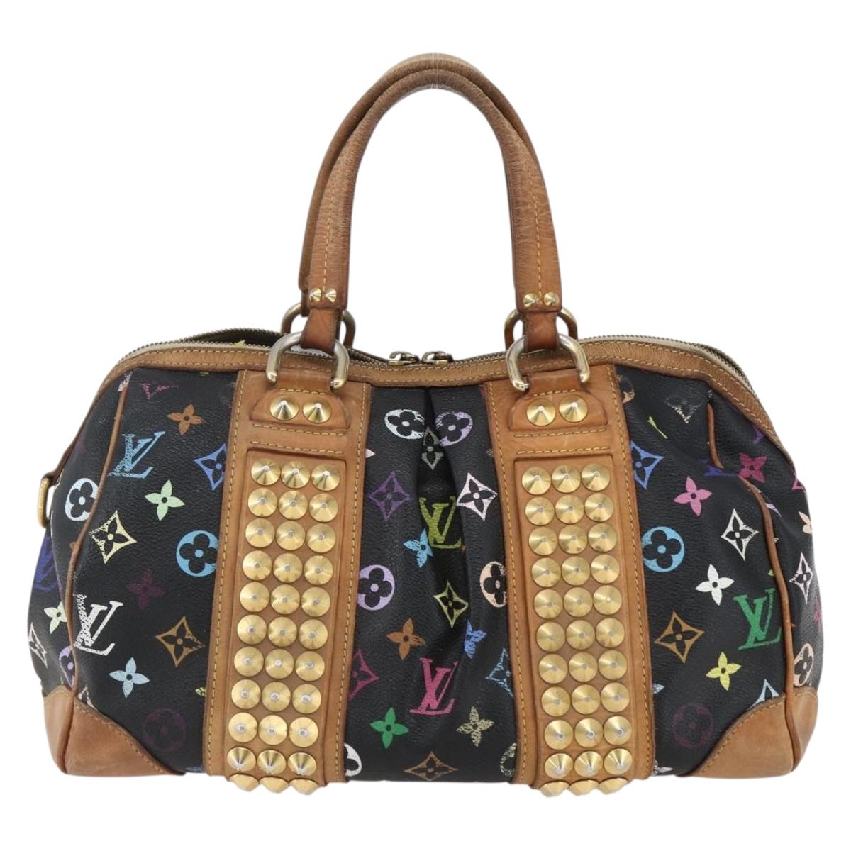 LOUIS VUITTON Monogram Multicolor Courtney MM Bag 2way Black M45642 Auth BA10845