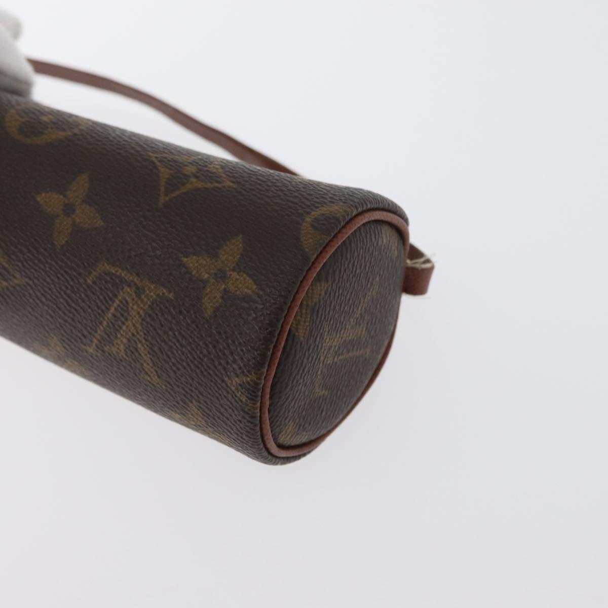 LOUIS VUITTON Monogram Papillon Pouch LV Auth BA10857