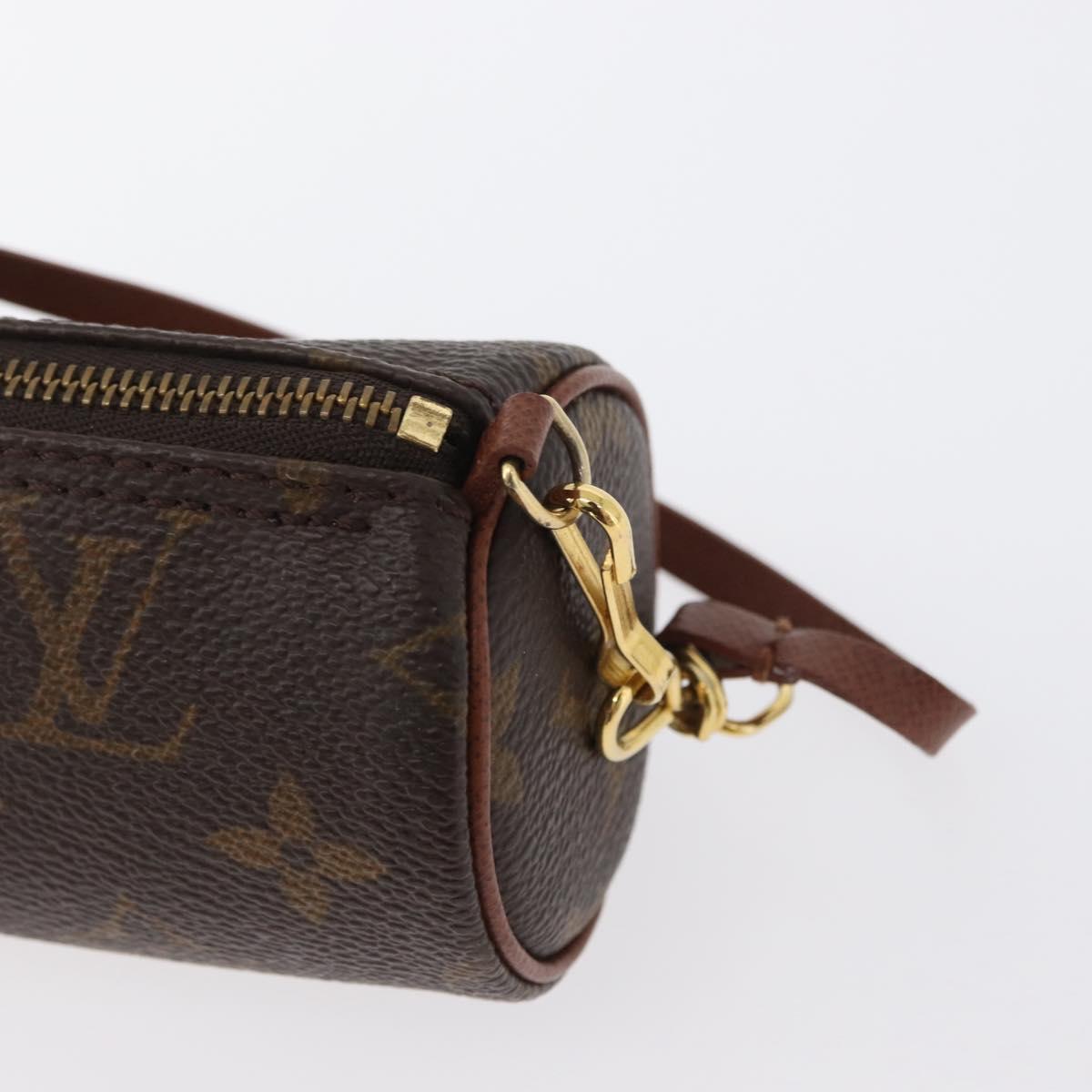 LOUIS VUITTON Monogram Papillon Pouch LV Auth BA10857
