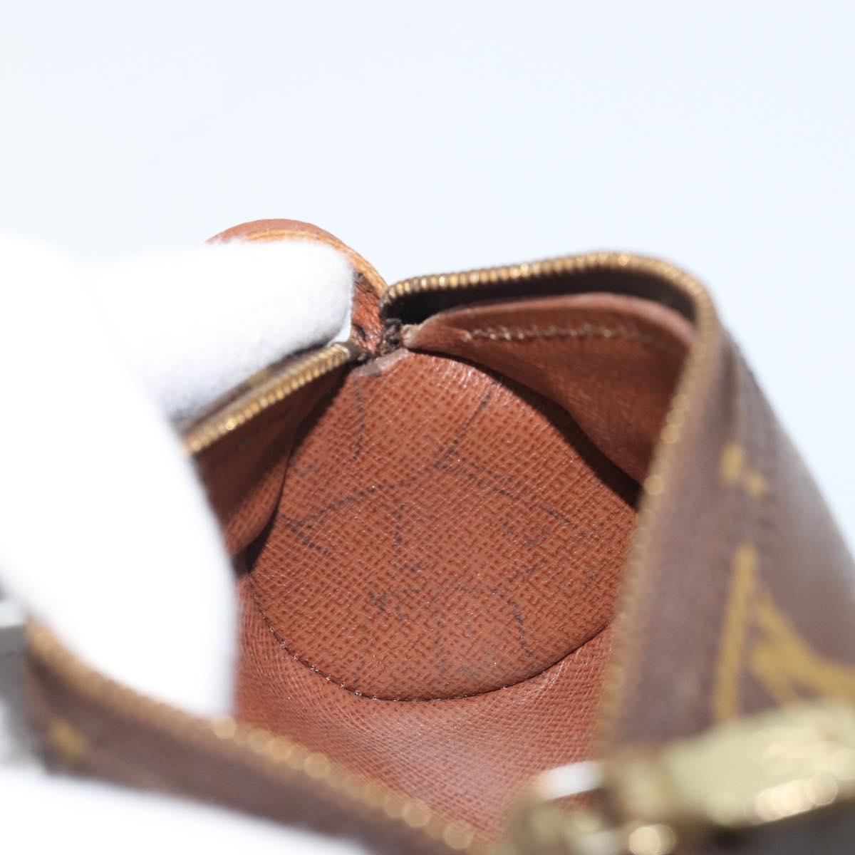 LOUIS VUITTON Monogram Papillon Pouch LV Auth BA10858