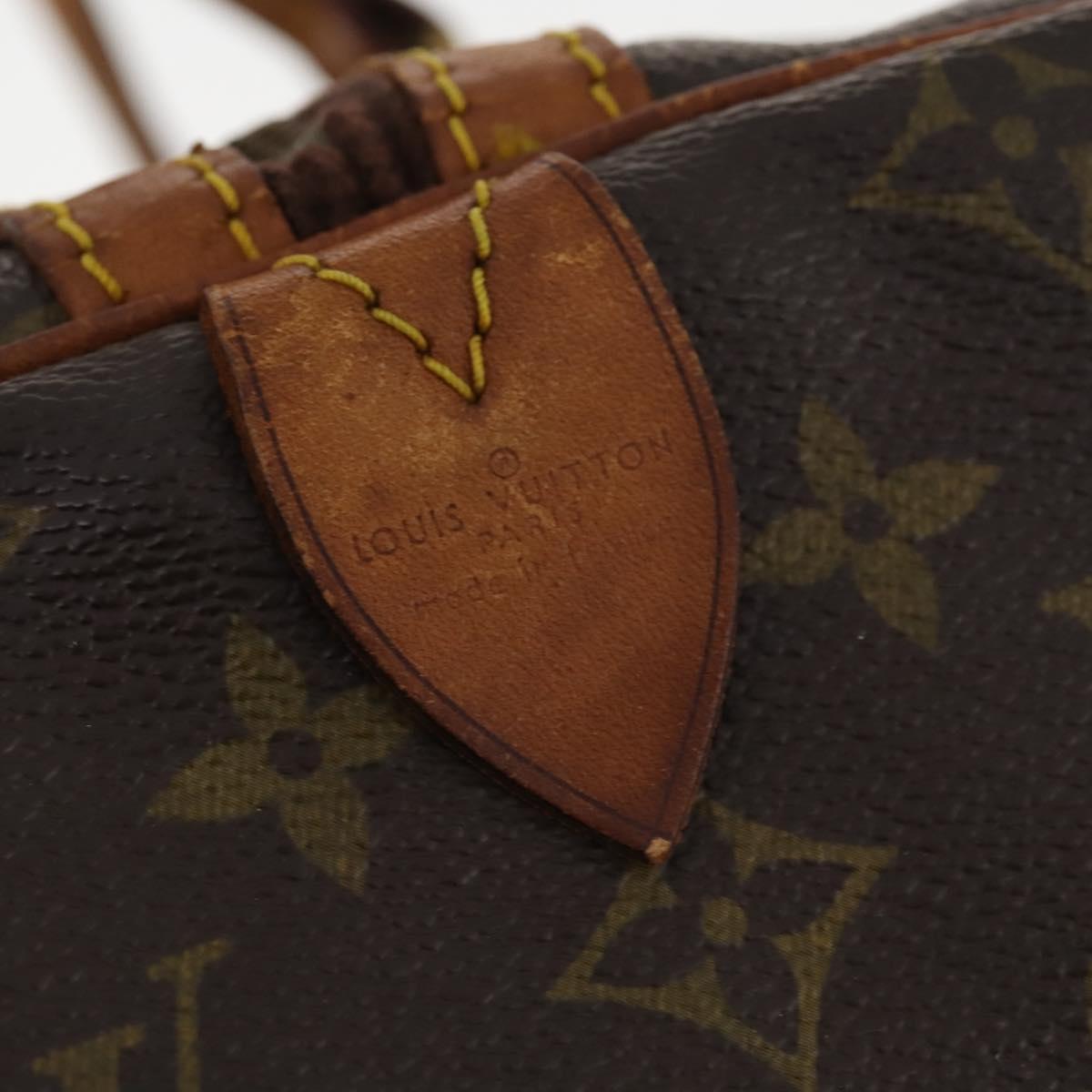 LOUIS VUITTON Monogram Sac Souple 45 Boston Bag M41624 LV Auth BA10865