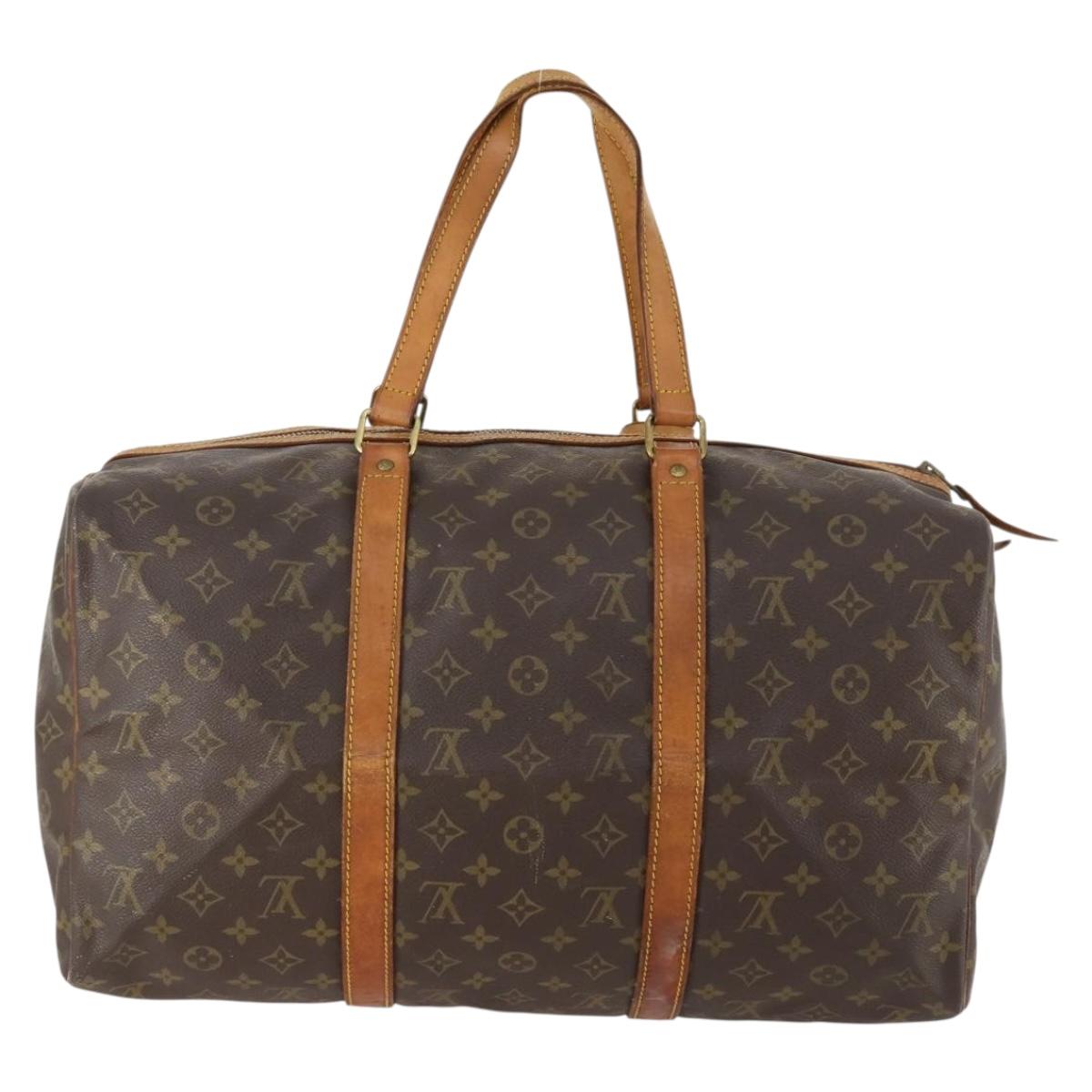 LOUIS VUITTON Monogram Sac Souple 45 Boston Bag M41624 LV Auth BA10865