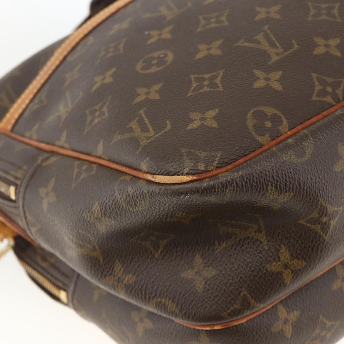 LOUIS VUITTON Monogram Reporter GM Shoulder Bag M45252 LV Auth BA10868