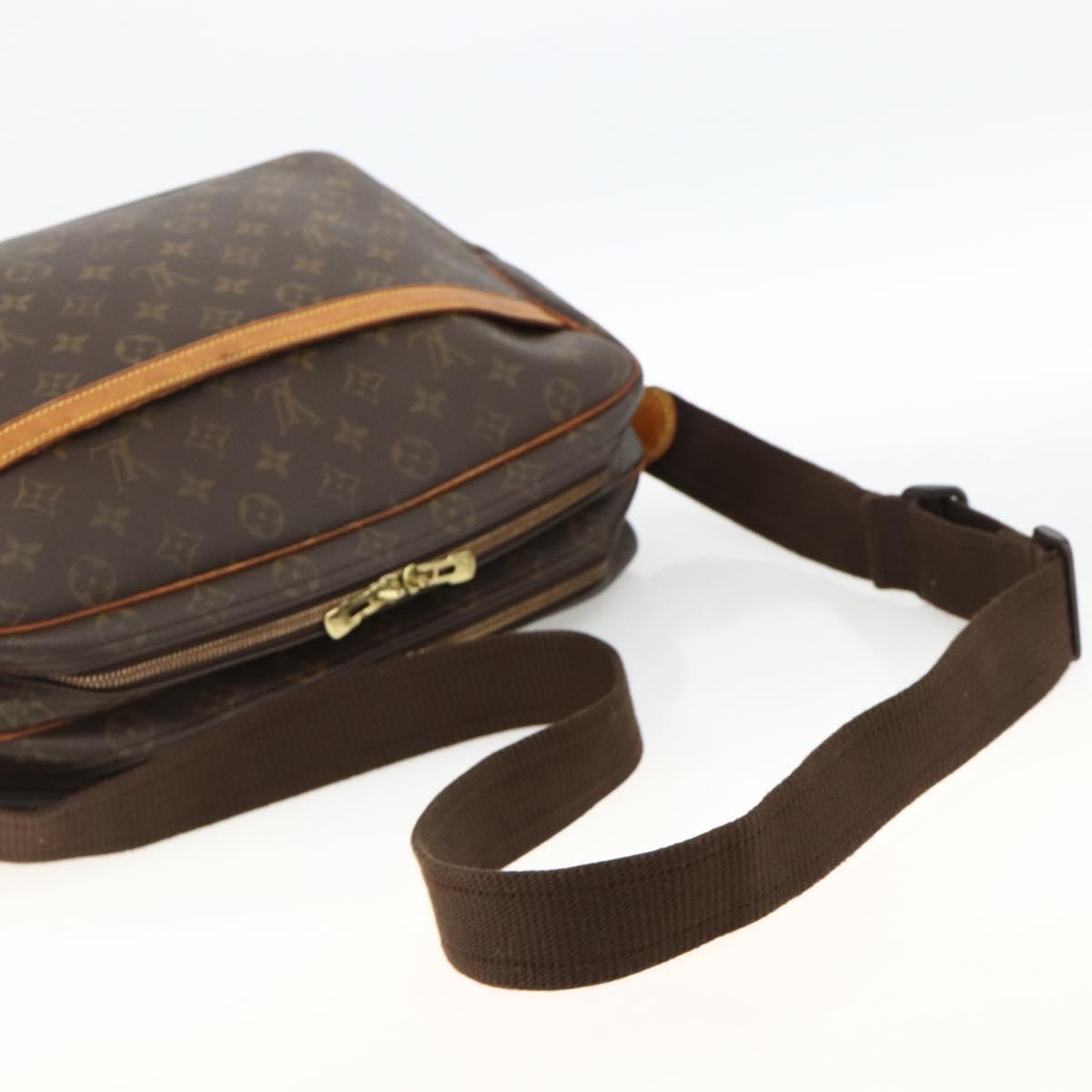 LOUIS VUITTON Monogram Reporter GM Shoulder Bag M45252 LV Auth BA10868