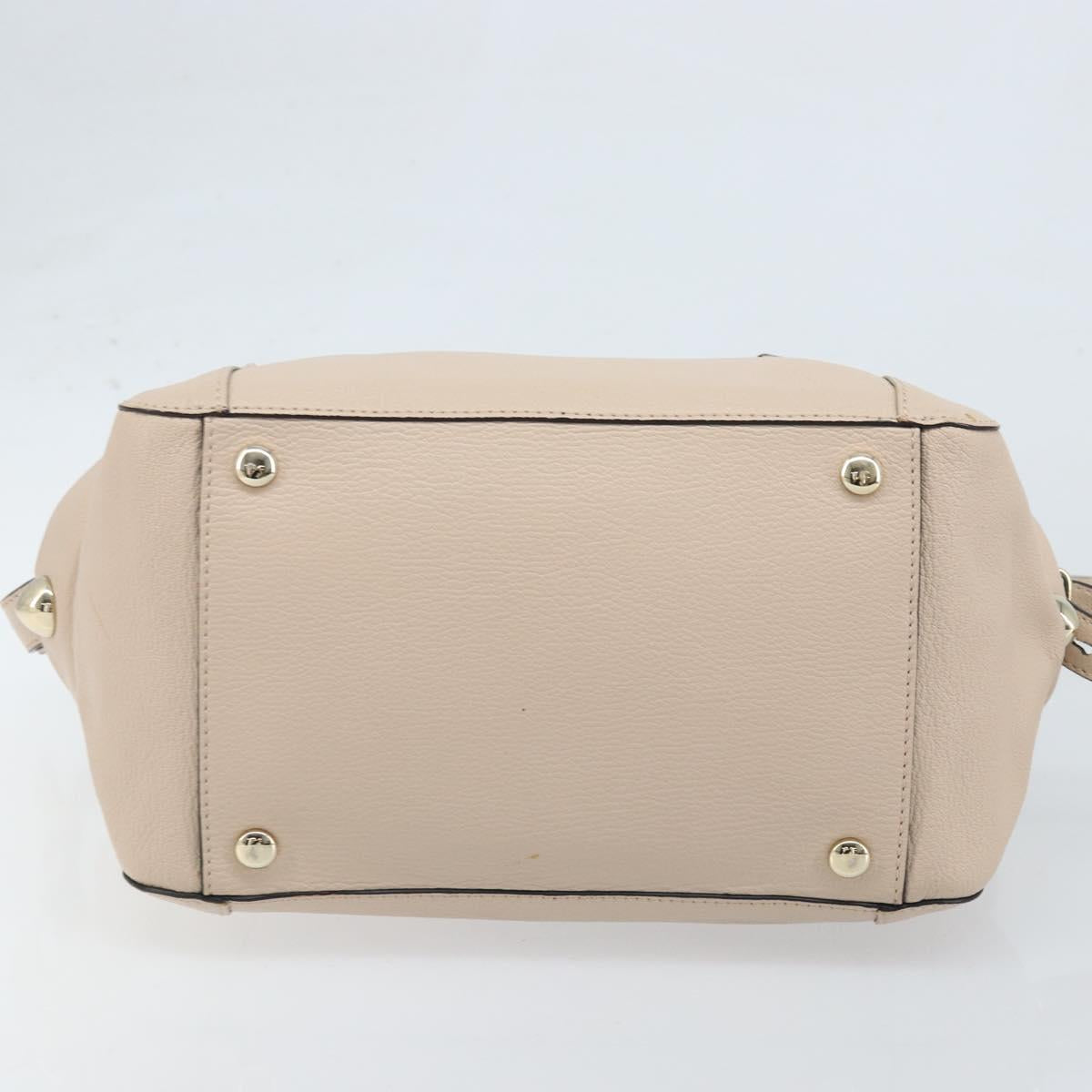 Chloe Hand Bag 2way Pink Gold Auth BA10878
