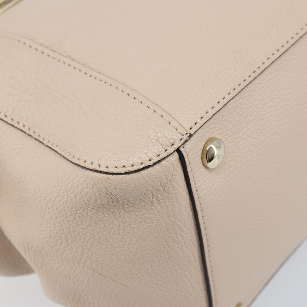 Chloe Hand Bag 2way Pink Gold Auth BA10878