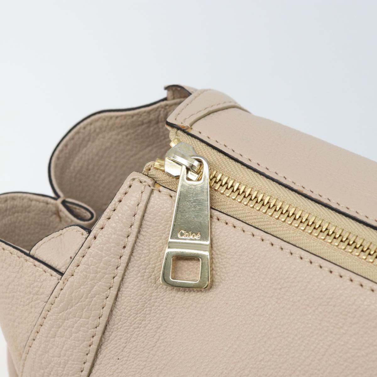 Chloe Hand Bag 2way Pink Gold Auth BA10878