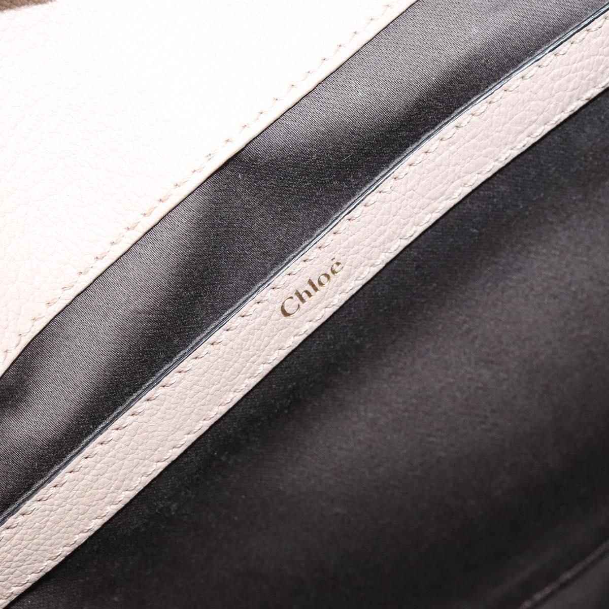Chloe Hand Bag 2way Pink Gold Auth BA10878