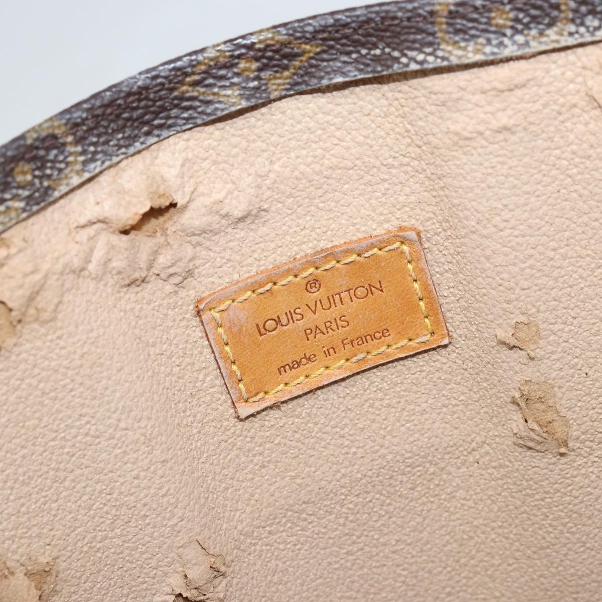 LOUIS VUITTON Monogram Sac Plat Hand Bag M51140 LV Auth BA10883