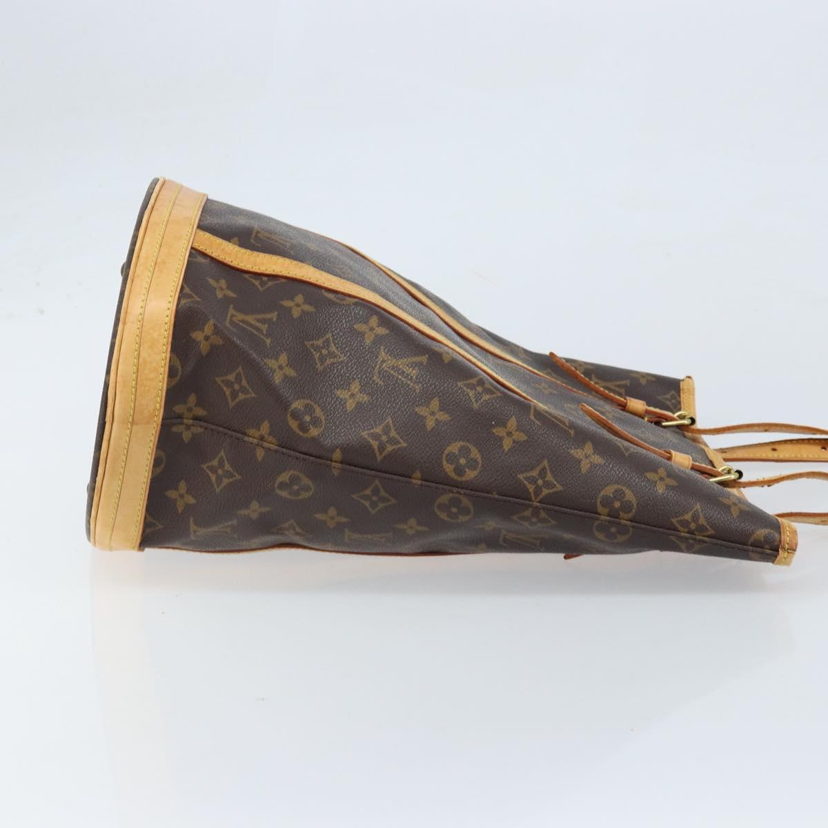 LOUIS VUITTON Monogram Bucket GM Shoulder Bag M42236 LV Auth BA10888
