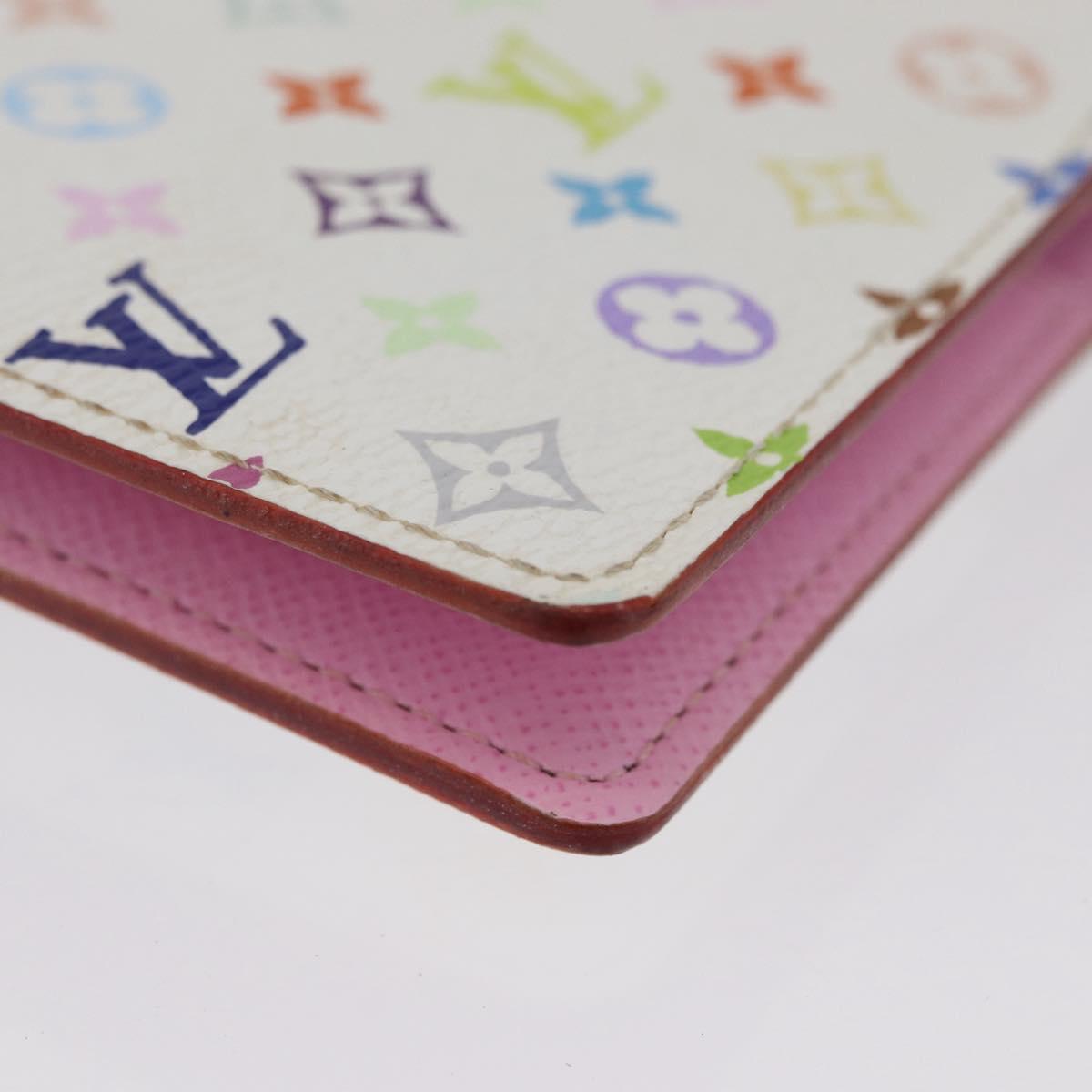 LOUIS VUITTON Multicolor Agenda PM Day Planner Cover White R21074 Auth BA10903V