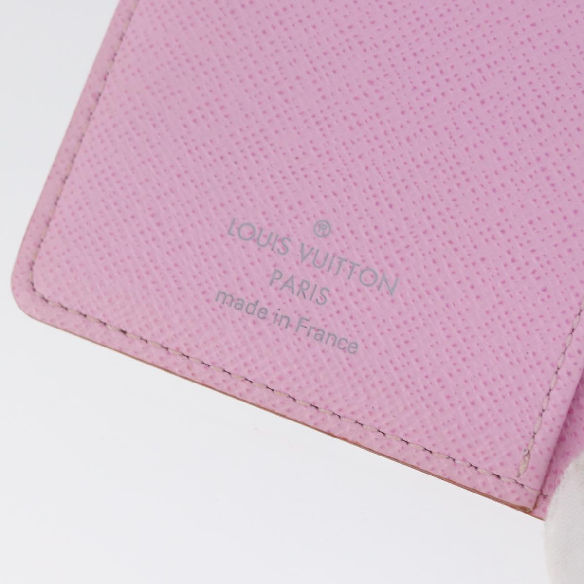 LOUIS VUITTON Multicolor Agenda PM Day Planner Cover White R21074 Auth BA10903V
