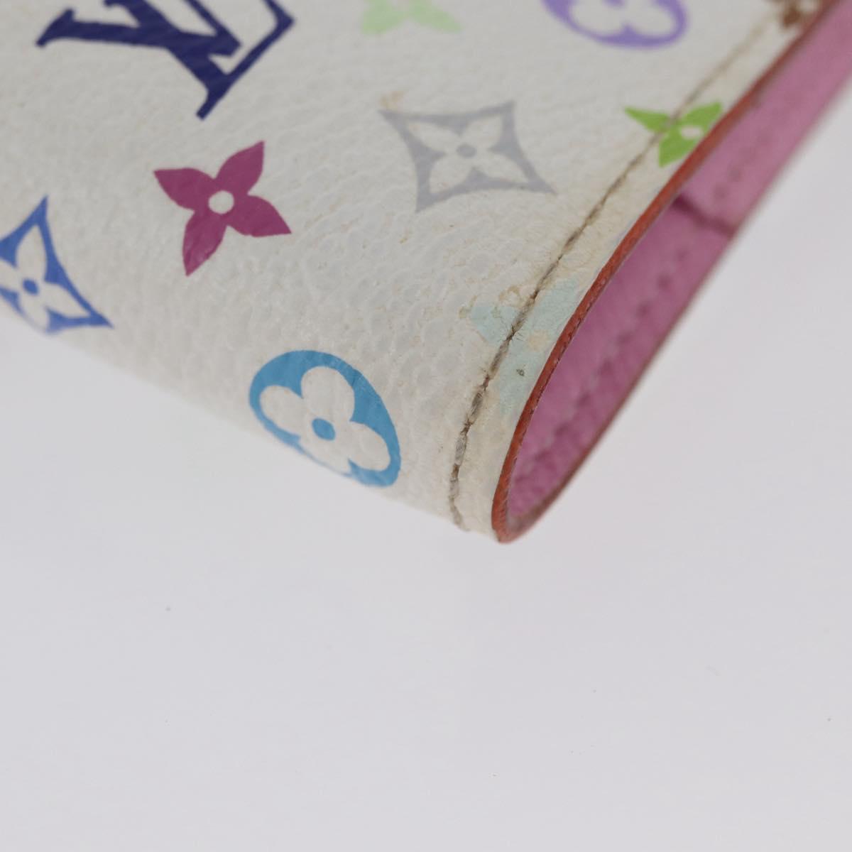 LOUIS VUITTON Multicolor Agenda PM Day Planner Cover White R21074 Auth BA10903V