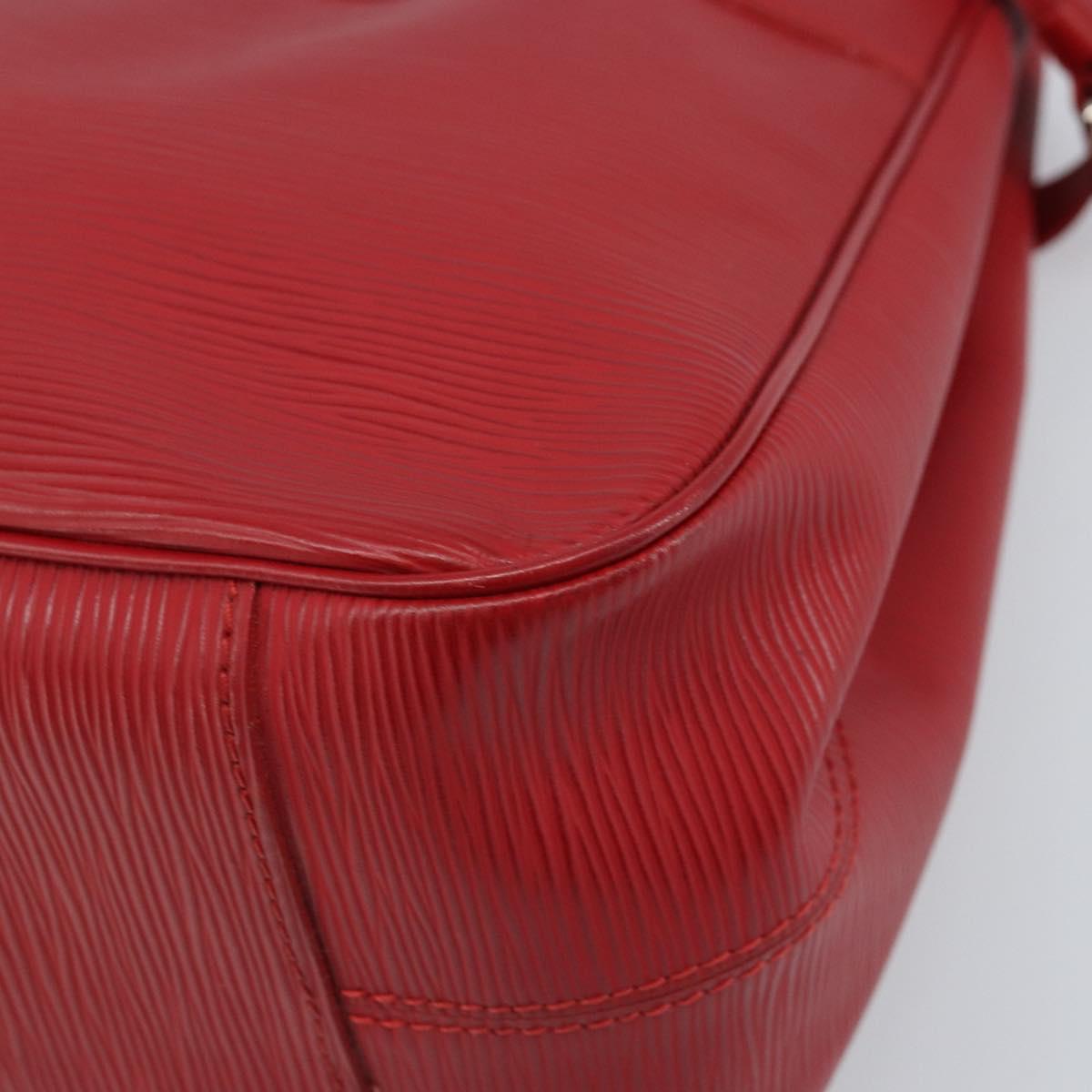 LOUIS VUITTON Epi Passy PM Hand Bag Red M5926E LV Auth BA10911