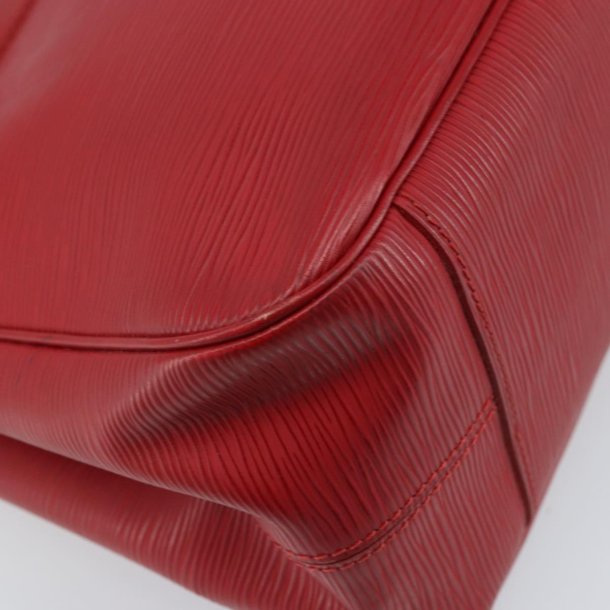 LOUIS VUITTON Epi Passy PM Hand Bag Red M5926E LV Auth BA10911