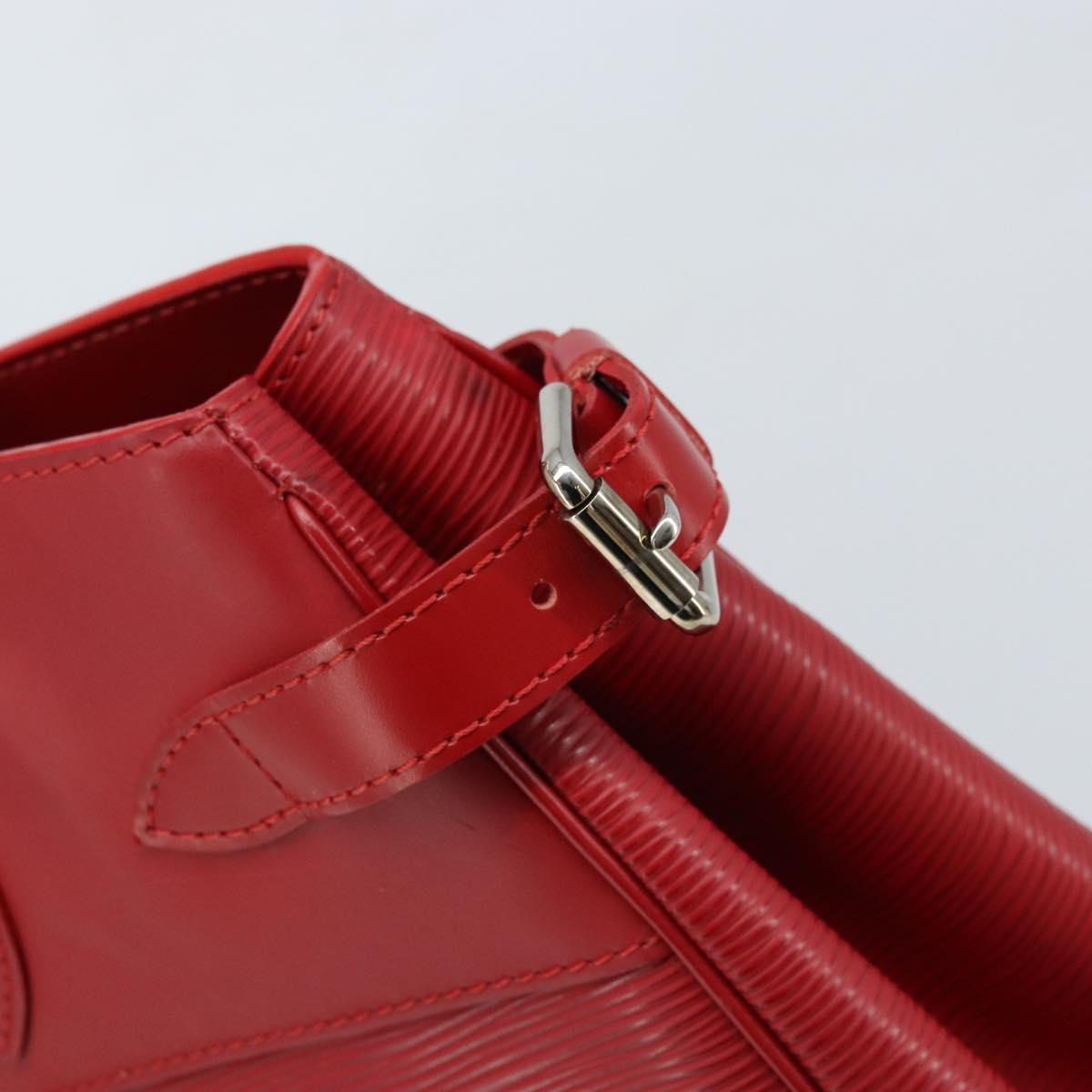 LOUIS VUITTON Epi Passy PM Hand Bag Red M5926E LV Auth BA10911