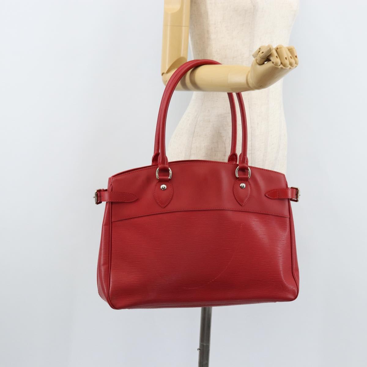 LOUIS VUITTON Epi Passy PM Hand Bag Red M5926E LV Auth BA10911