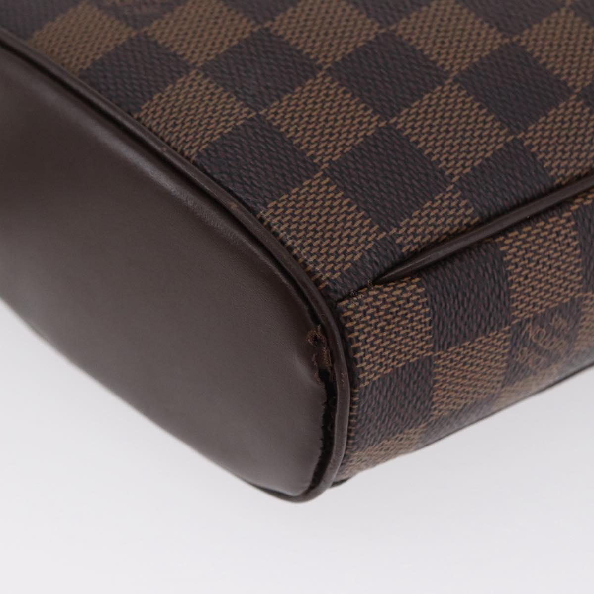 LOUIS VUITTON Damier Ebene Ipanema PM Shoulder Bag N51294 LV Auth BA10923