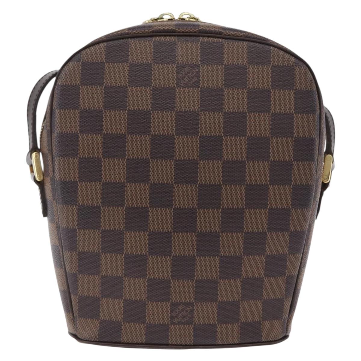 LOUIS VUITTON Damier Ebene Ipanema PM Shoulder Bag N51294 LV Auth BA10923