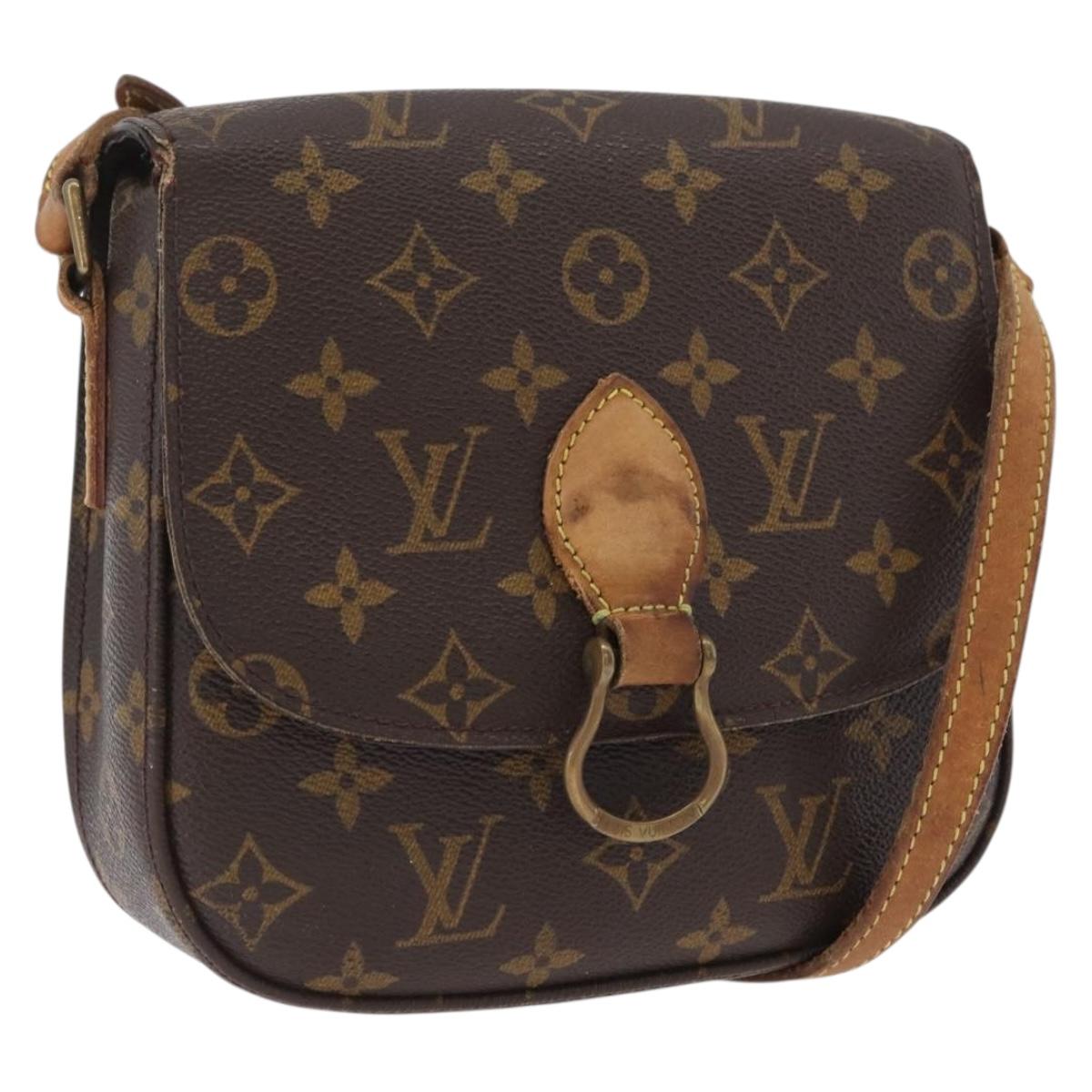 LOUIS VUITTON Monogram Saint Cloud MM Shoulder Bag M51243 LV Auth BA10928