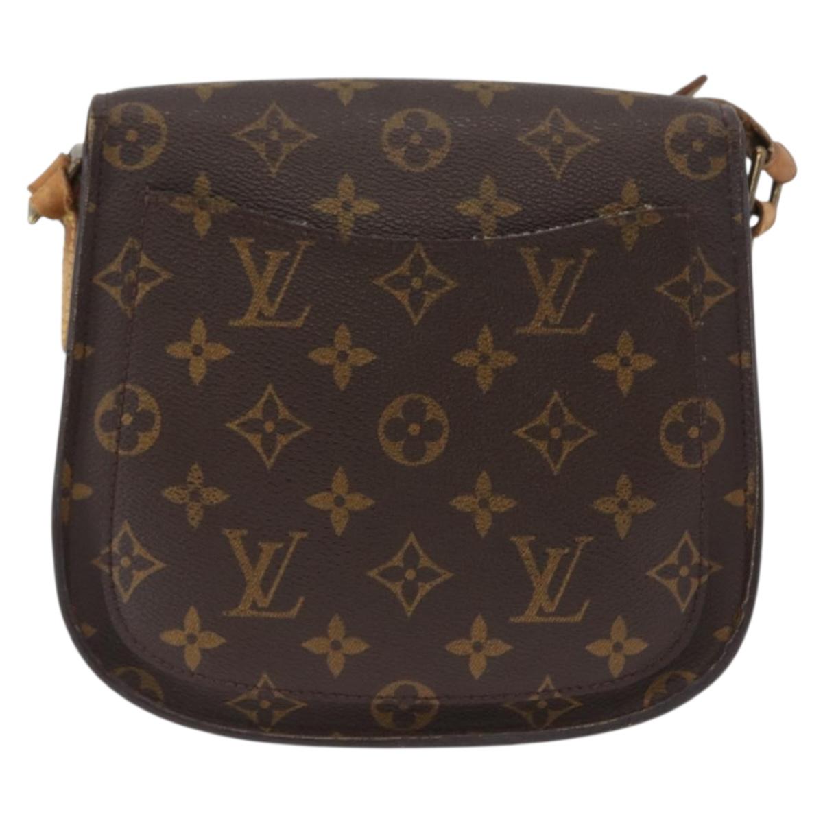 LOUIS VUITTON Monogram Saint Cloud MM Shoulder Bag M51243 LV Auth BA10928