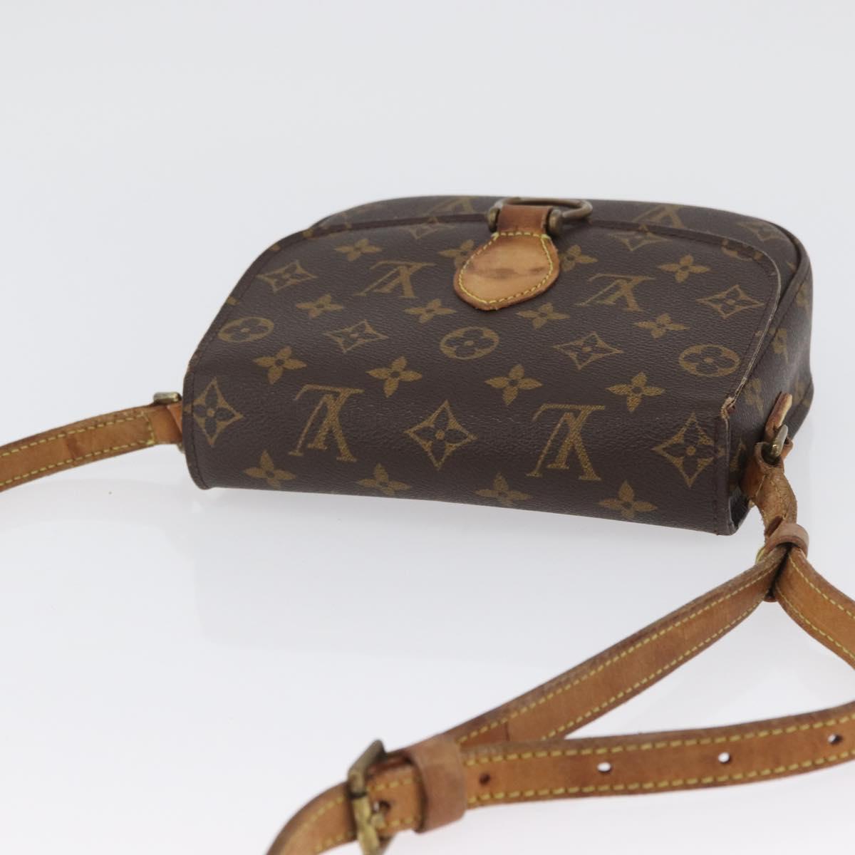 LOUIS VUITTON Monogram Saint Cloud MM Shoulder Bag M51243 LV Auth BA10928