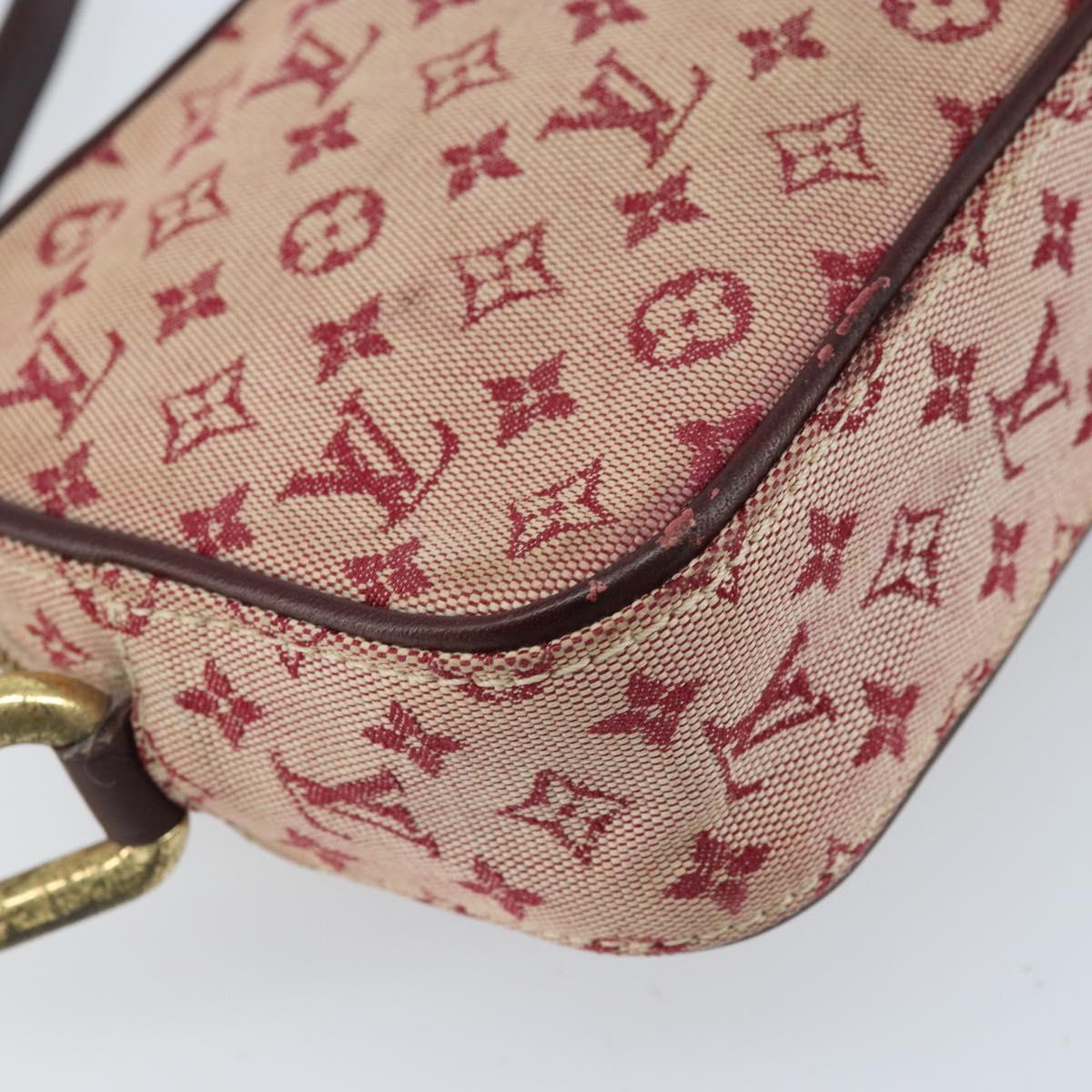 LOUIS VUITTON Monogram Mini Juliet MM Shoulder Bag Red M92219 LV Auth BA10930
