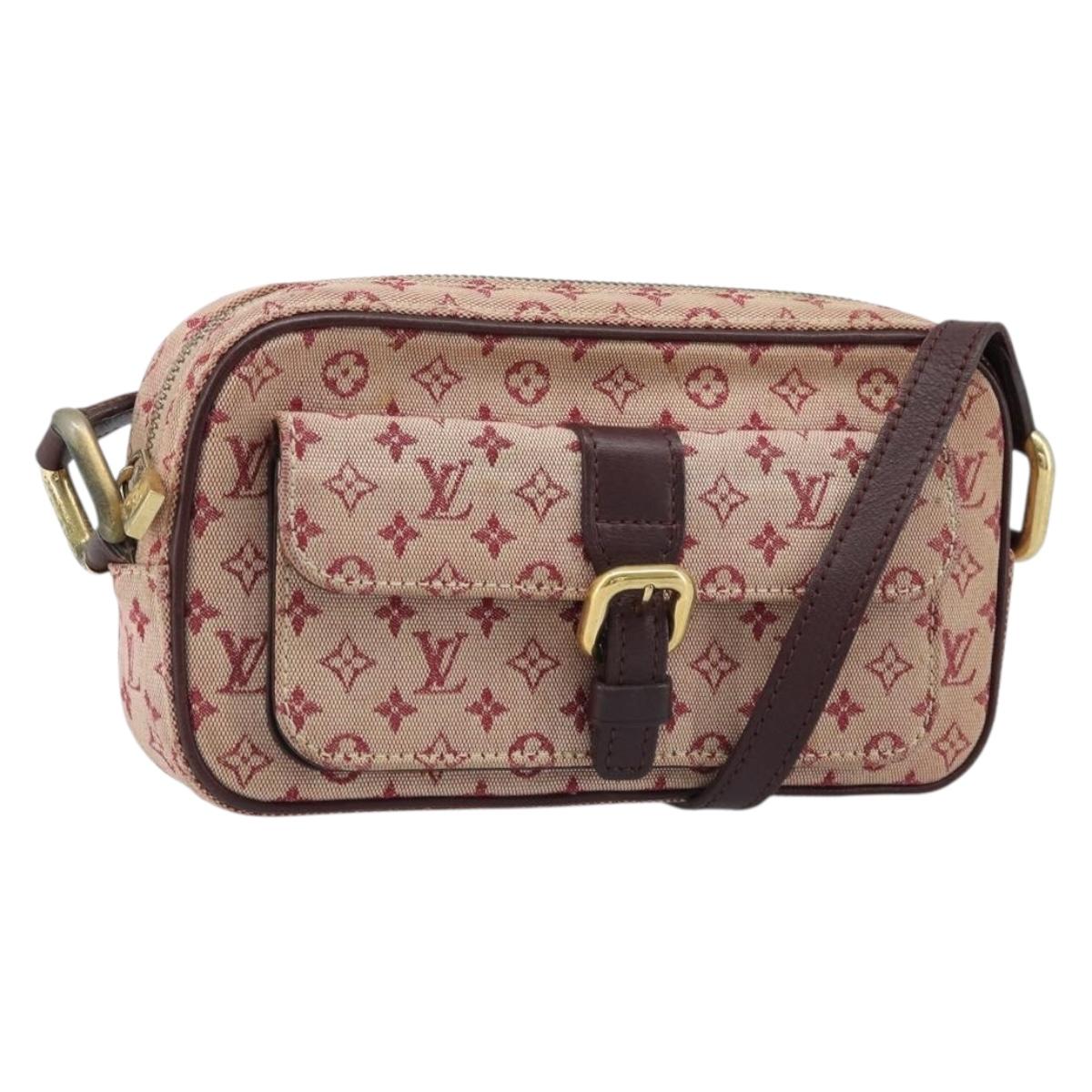 LOUIS VUITTON Monogram Mini Juliet MM Shoulder Bag Red M92219 LV Auth BA10930