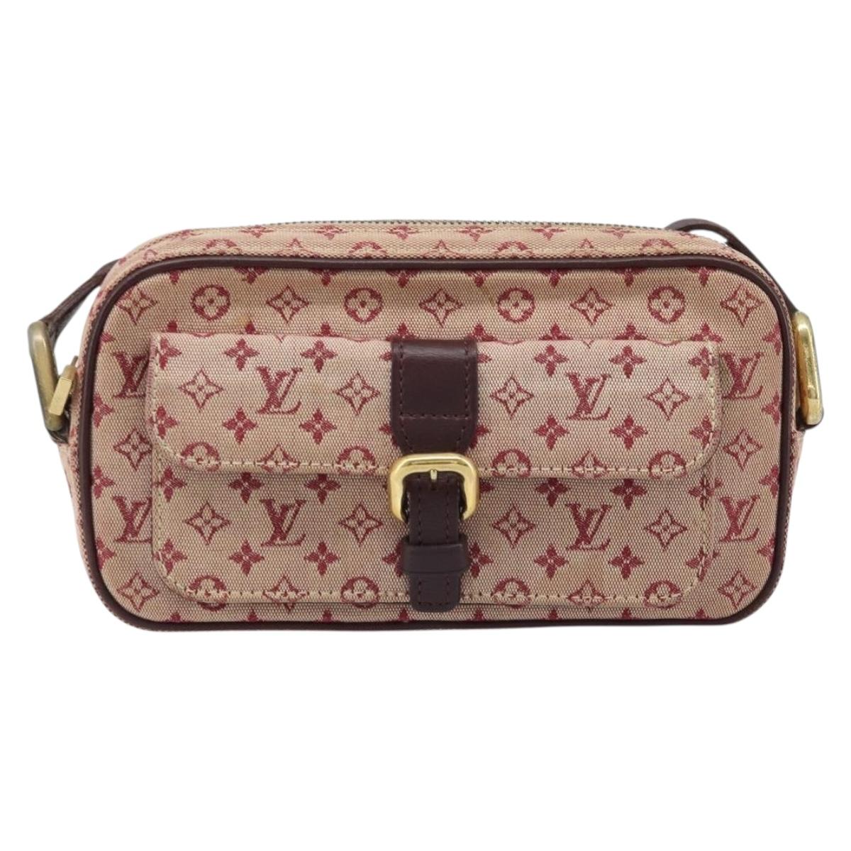LOUIS VUITTON Monogram Mini Juliet MM Shoulder Bag Red M92219 LV Auth BA10930