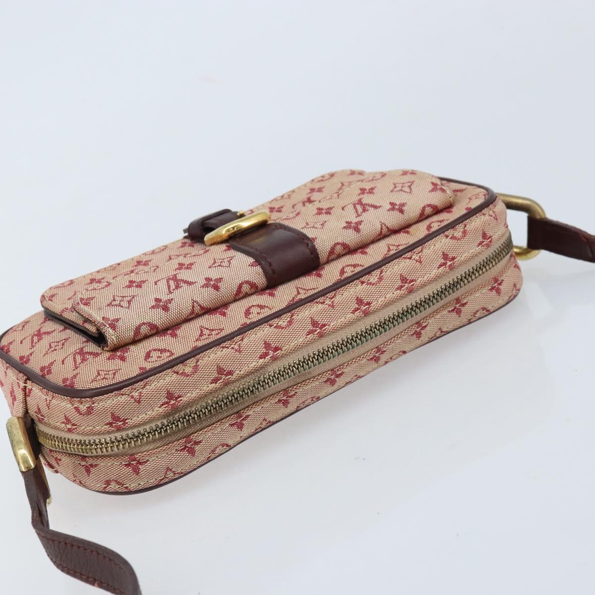 LOUIS VUITTON Monogram Mini Juliet MM Shoulder Bag Red M92219 LV Auth BA10930
