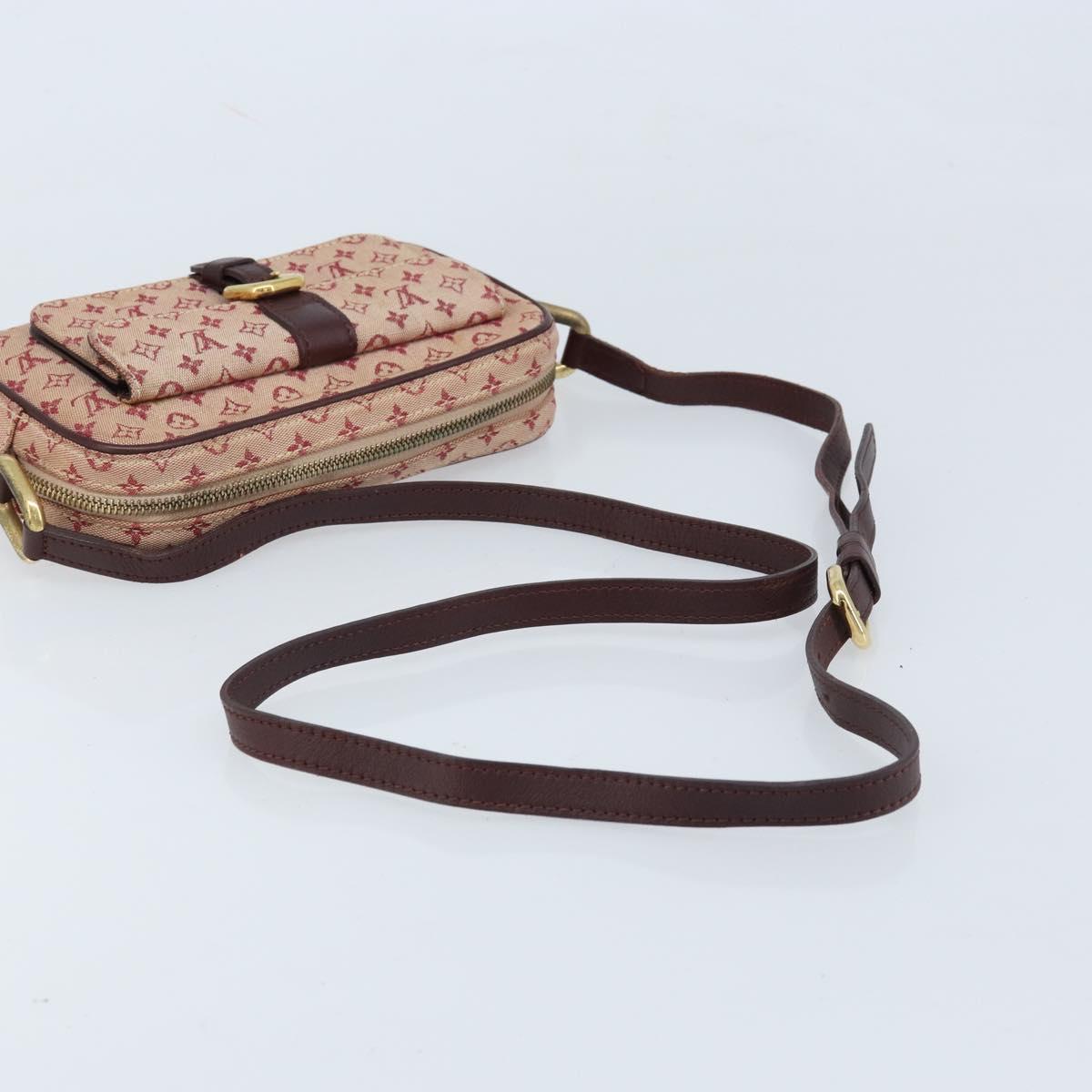LOUIS VUITTON Monogram Mini Juliet MM Shoulder Bag Red M92219 LV Auth BA10930