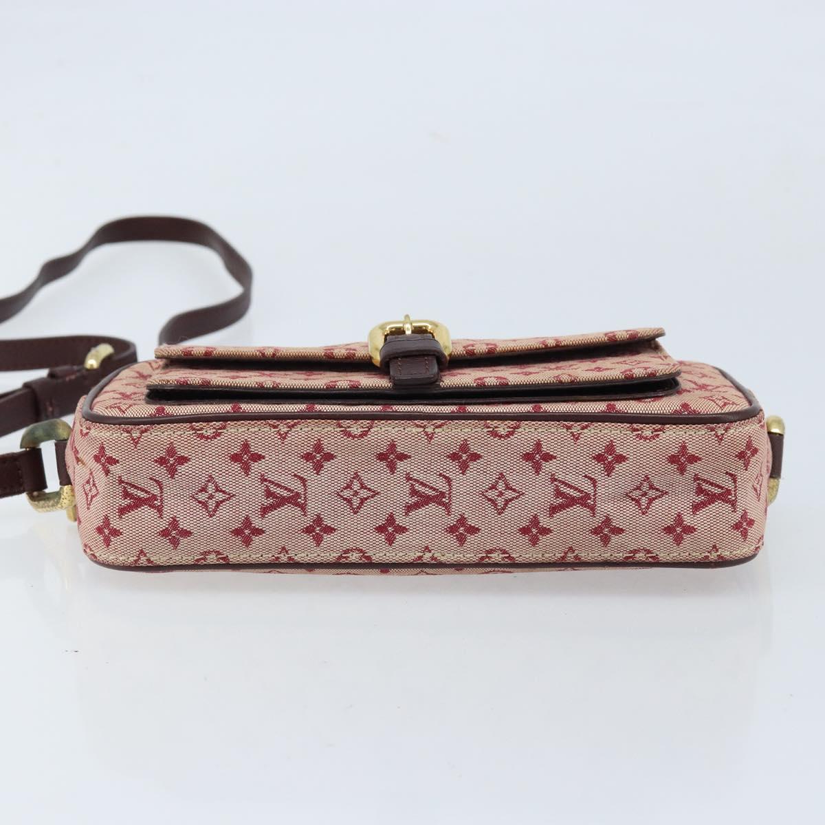 LOUIS VUITTON Monogram Mini Juliet MM Shoulder Bag Red M92219 LV Auth BA10930