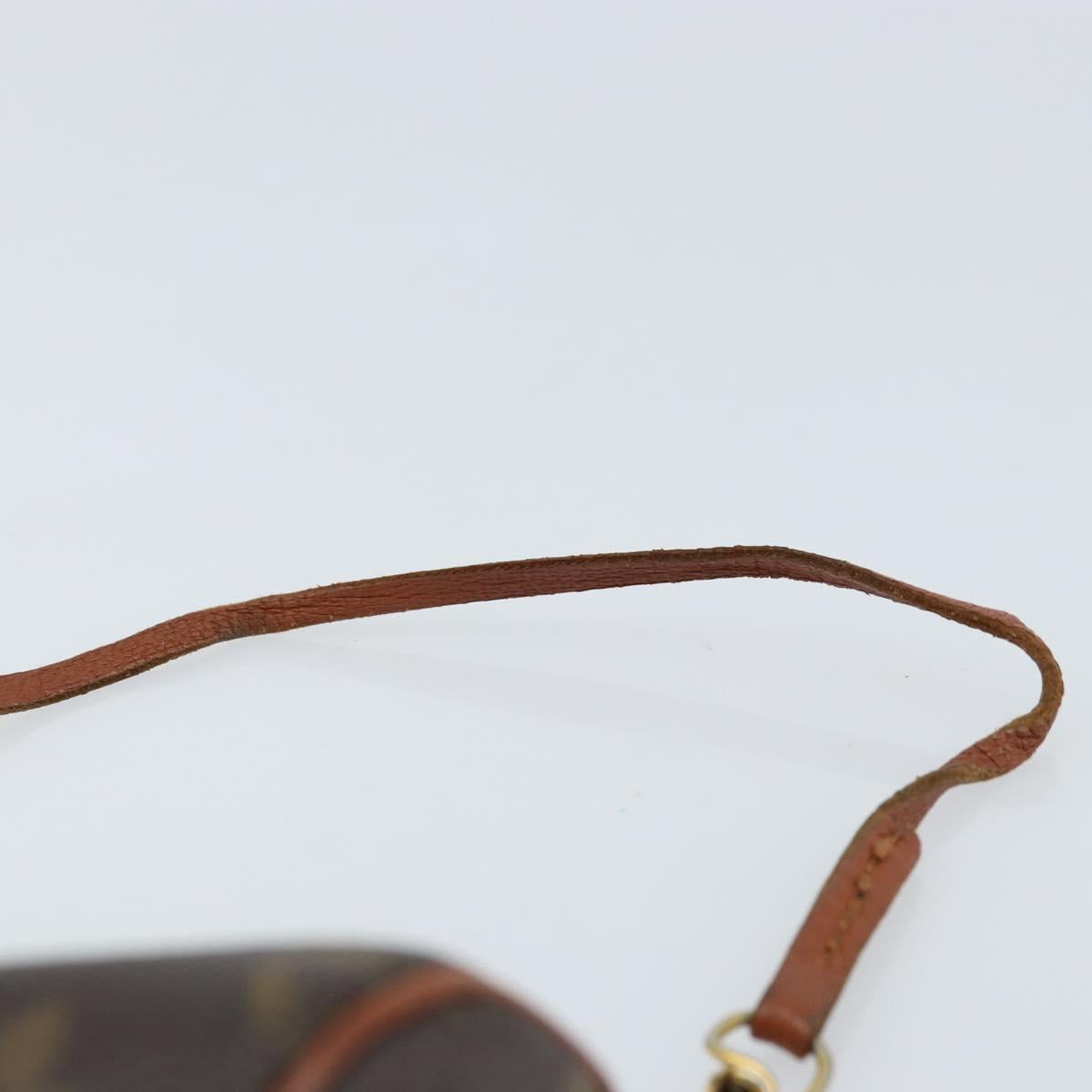 LOUIS VUITTON Monogram Papillon Pouch LV Auth BA10935