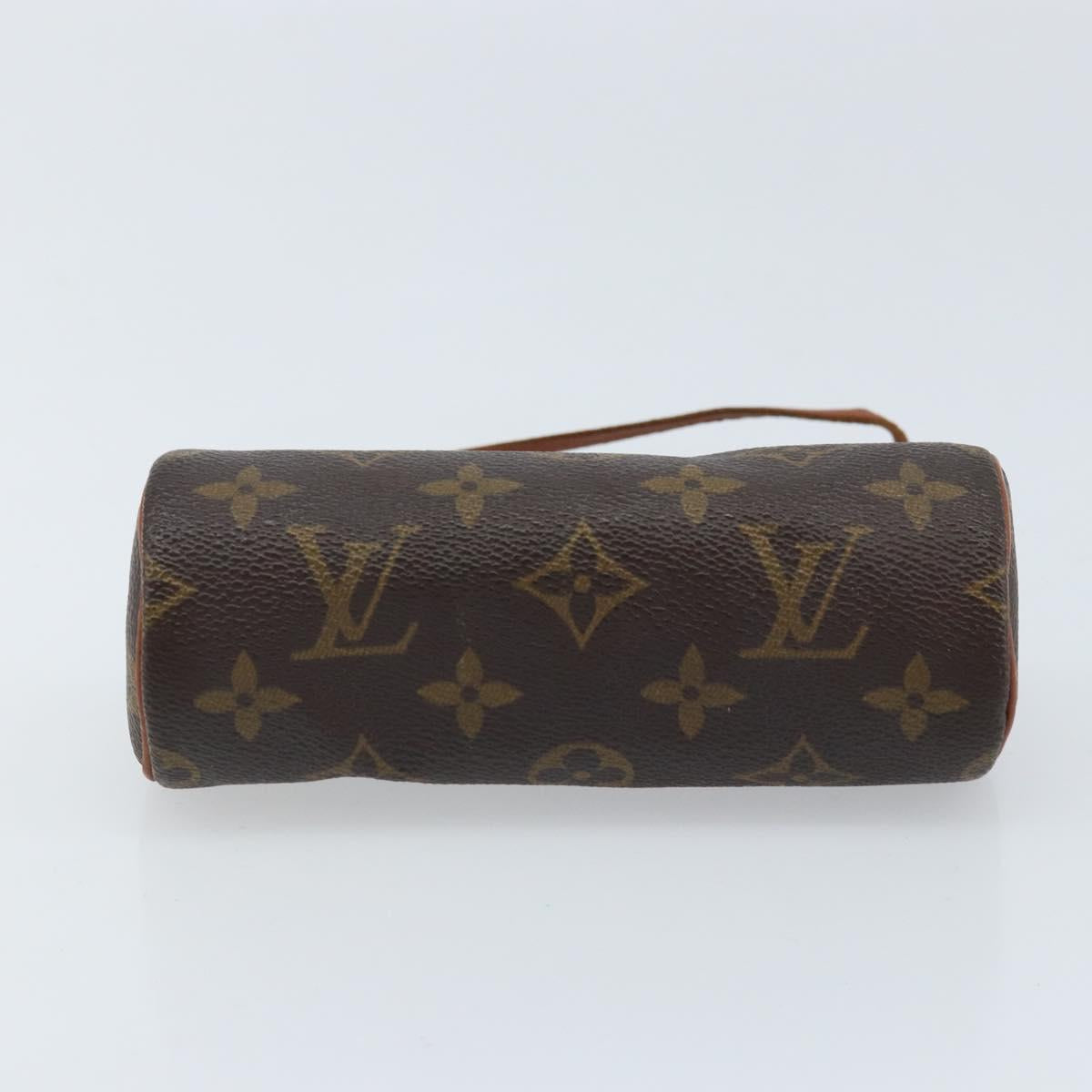 LOUIS VUITTON Monogram Papillon Pouch LV Auth BA10935