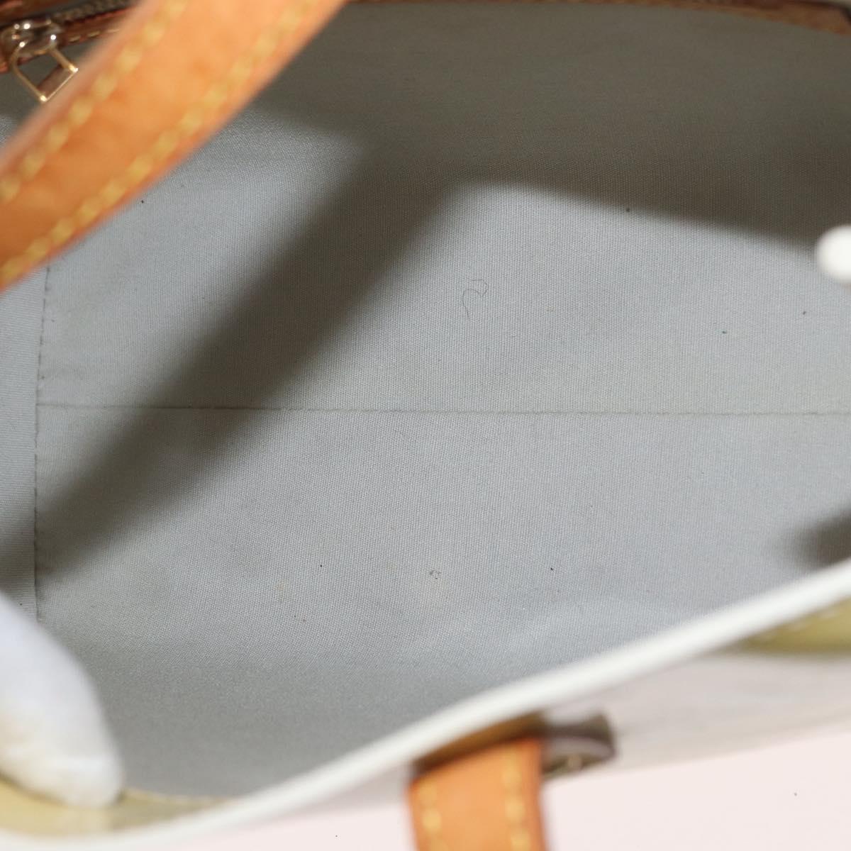 LOUIS VUITTON Monogram Vernis Reade PM Hand Bag Perle M91336 LV Auth BA10949