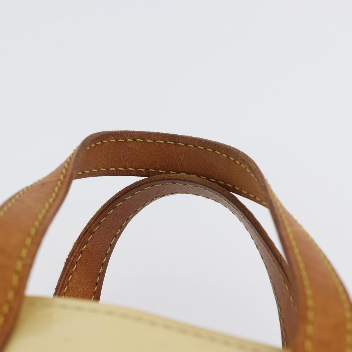 LOUIS VUITTON Monogram Vernis Reade PM Hand Bag Perle M91336 LV Auth BA10949