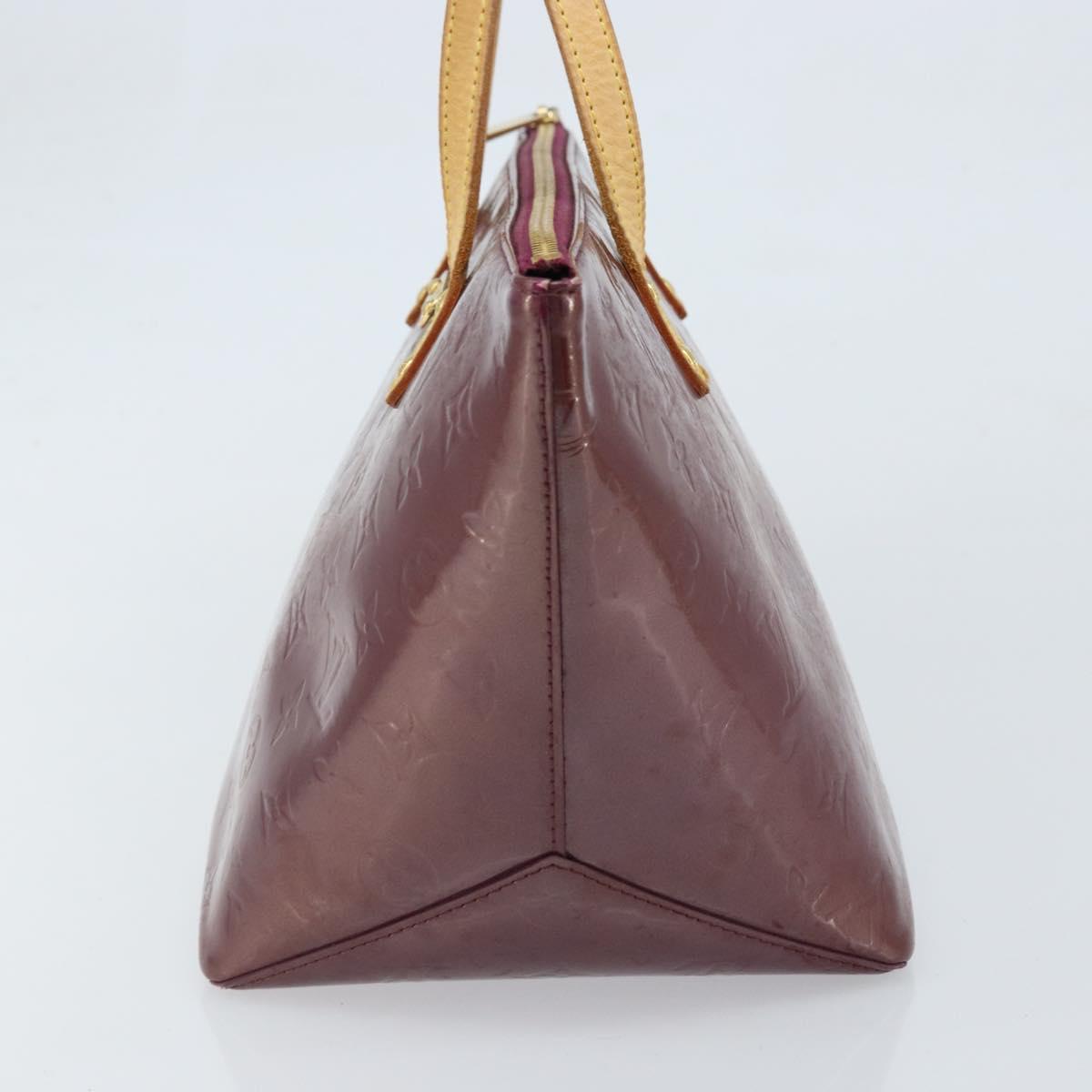 LOUIS VUITTON Monogram Vernis Bellevue PM Hand Bag Violet M93584 LV Auth BA10952