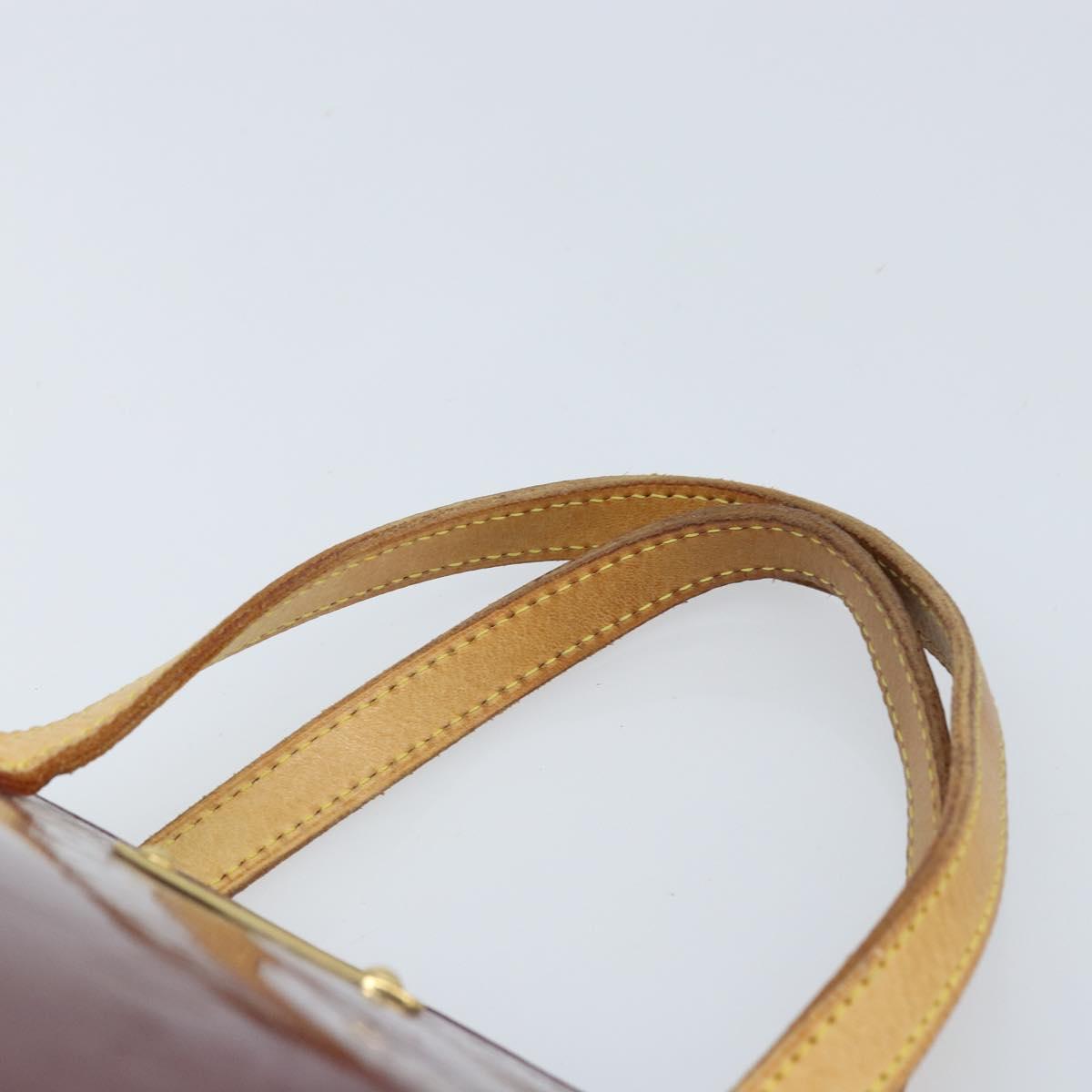 LOUIS VUITTON Monogram Vernis Bellevue PM Hand Bag Violet M93584 LV Auth BA10952