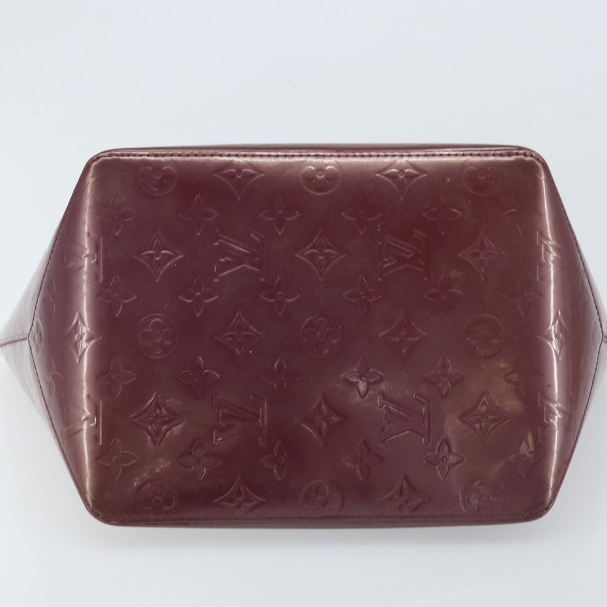 LOUIS VUITTON Monogram Vernis Bellevue PM Hand Bag Violet M93584 LV Auth BA10952
