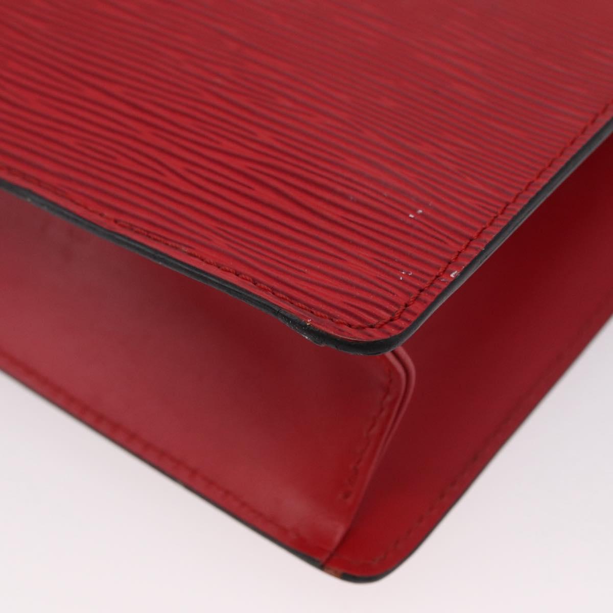 LOUIS VUITTON Epi Monceau 28 Hand Bag Red M40783 LV Auth BA10966
