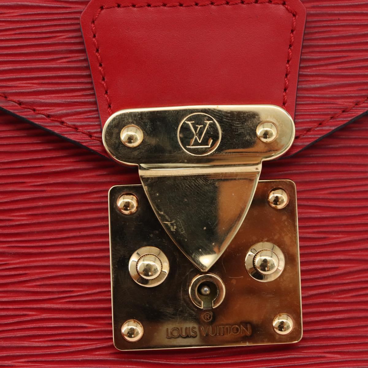 LOUIS VUITTON Epi Monceau 28 Hand Bag Red M40783 LV Auth BA10966