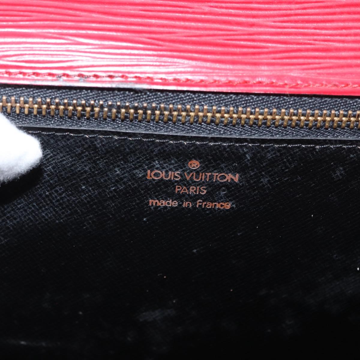LOUIS VUITTON Epi Monceau 28 Hand Bag Red M40783 LV Auth BA10966