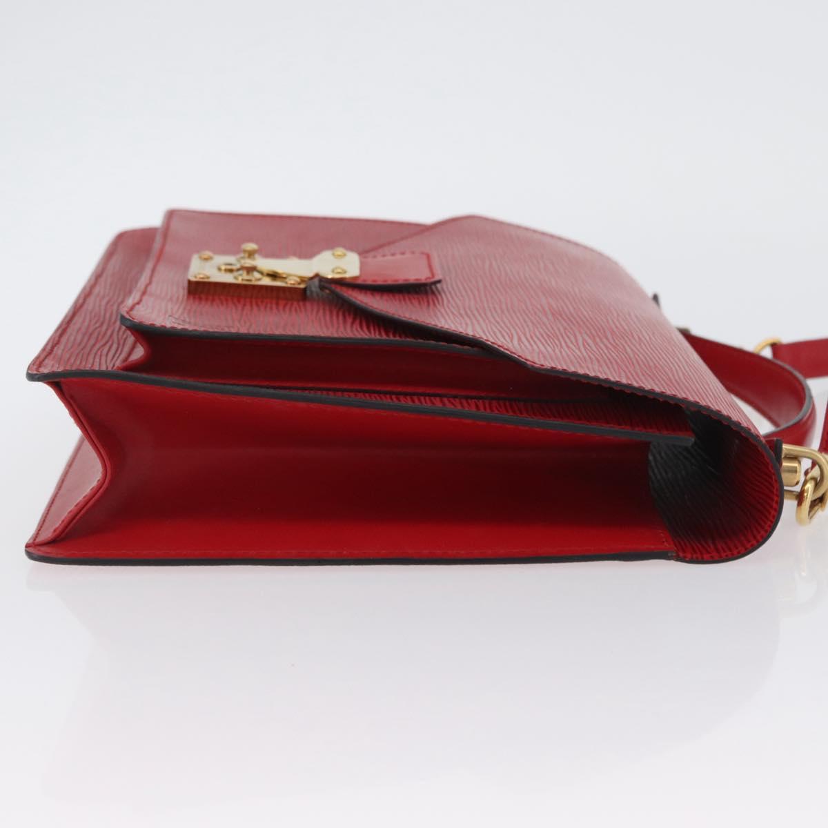 LOUIS VUITTON Epi Monceau 28 Hand Bag Red M40783 LV Auth BA10966