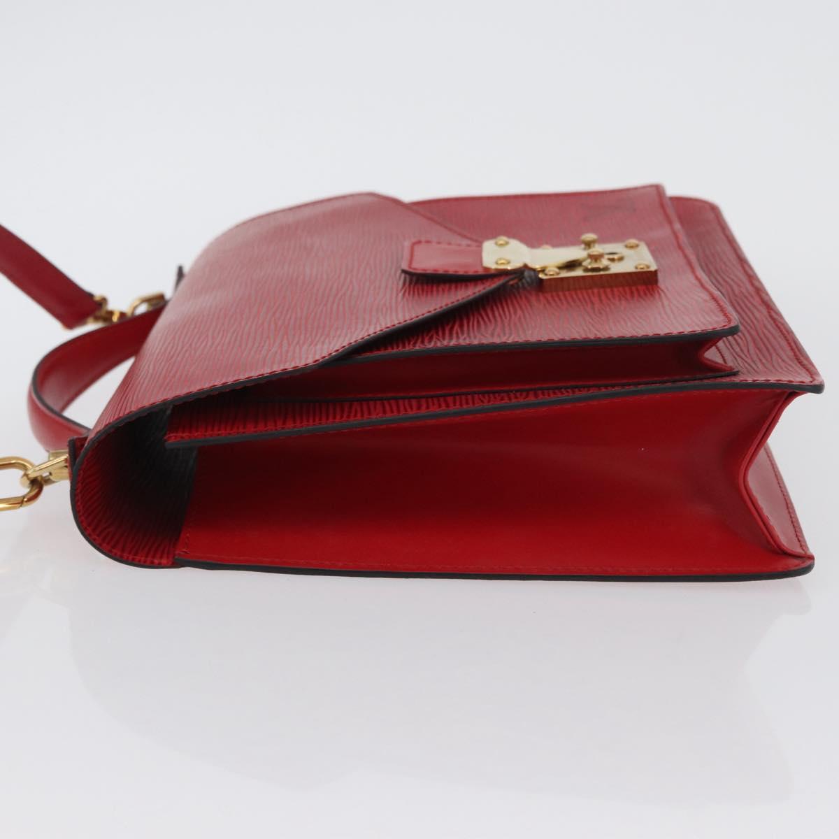 LOUIS VUITTON Epi Monceau 28 Hand Bag Red M40783 LV Auth BA10966
