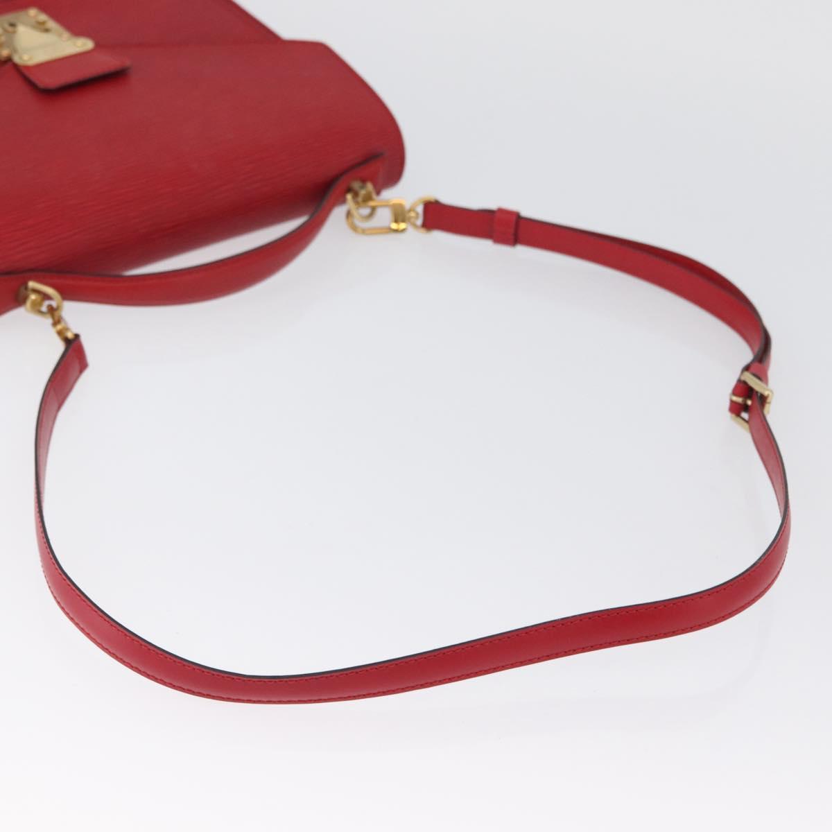 LOUIS VUITTON Epi Monceau 28 Hand Bag Red M40783 LV Auth BA10966